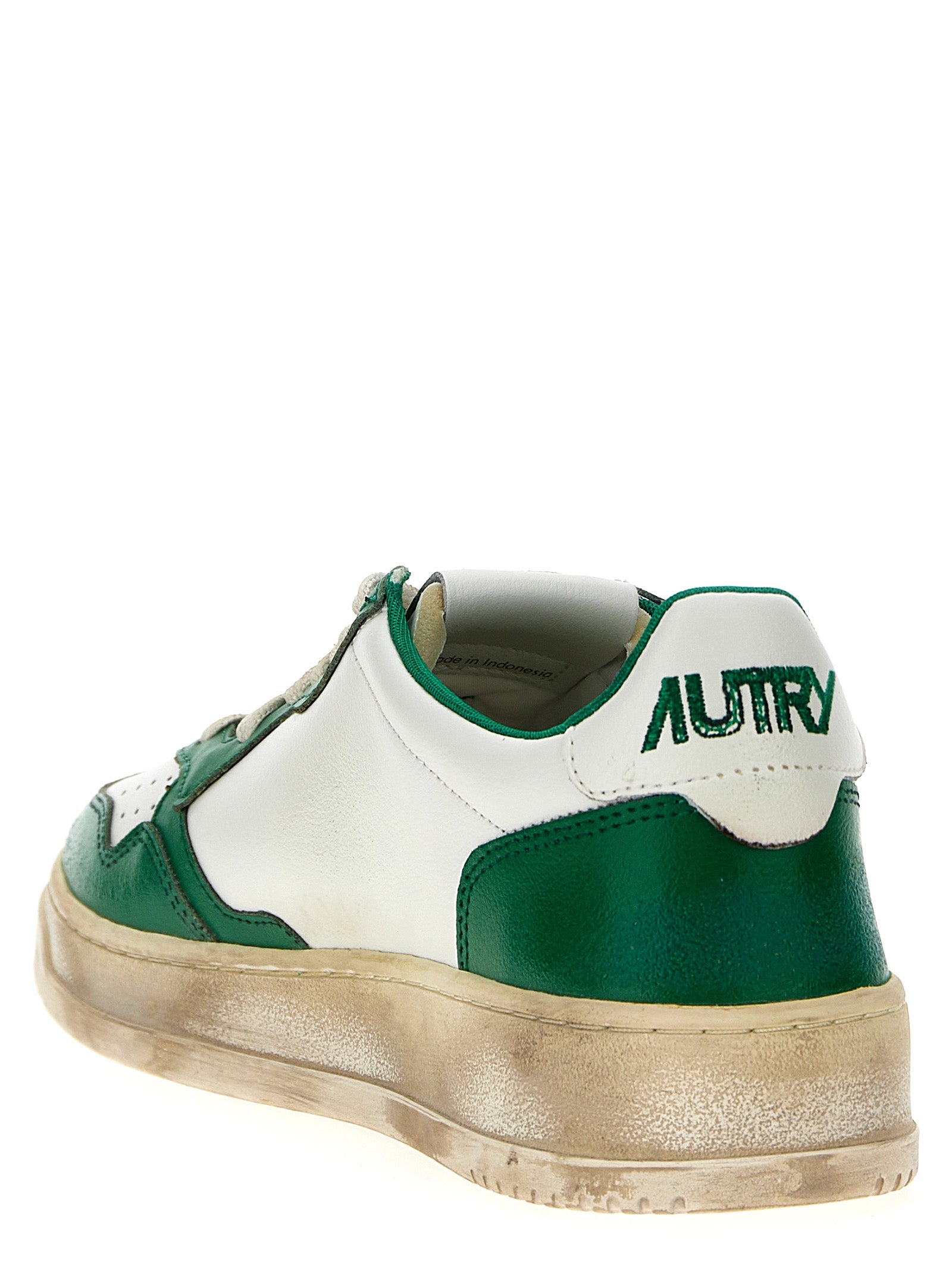 Shop Autry Super Vintage Sneakers Green