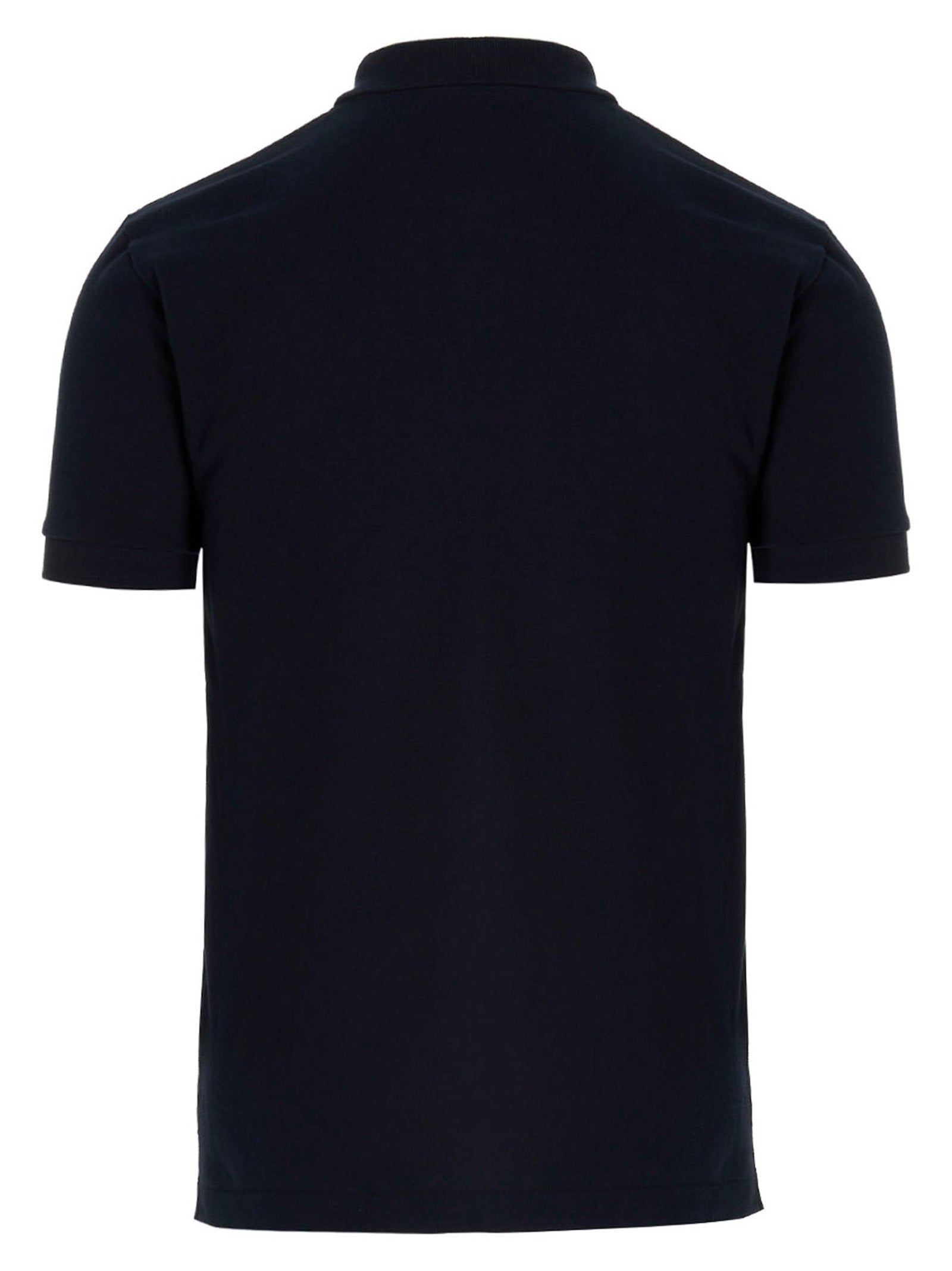 Shop Comme Des Garçons Play Logo Patch  Shirt Polo Blue
