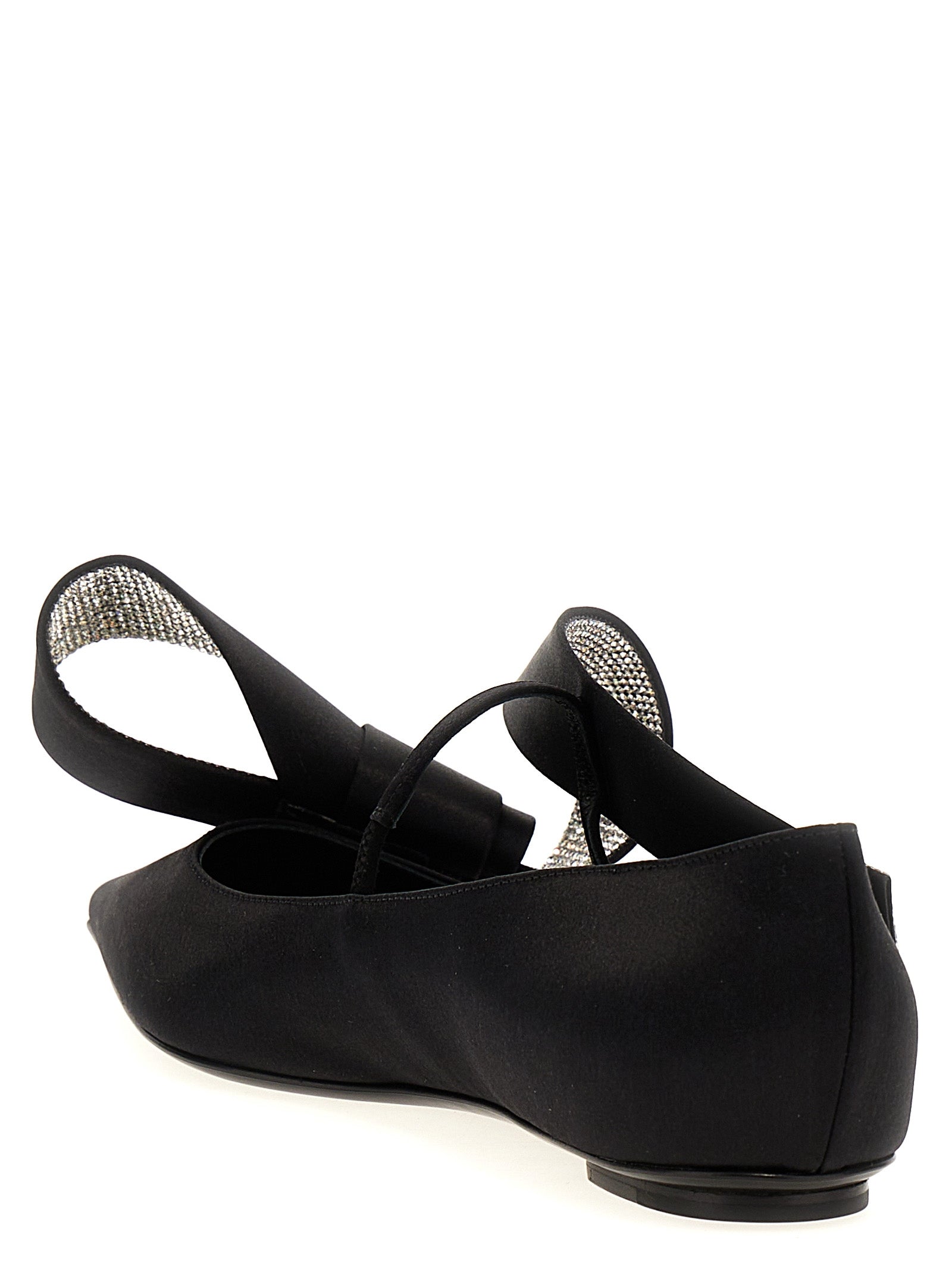 Shop Sergio Rossi Area Maquise Flat Shoes Black