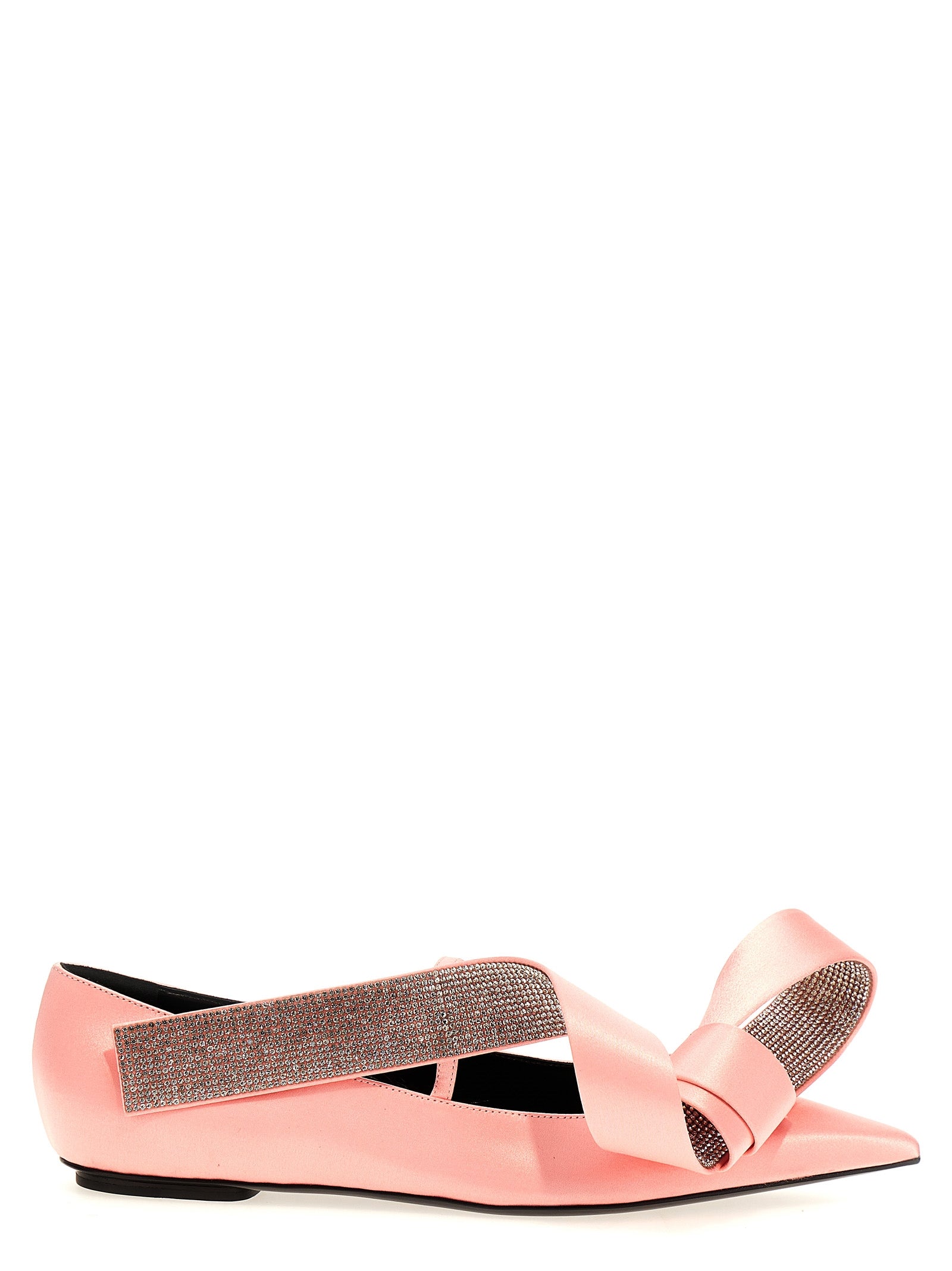 Shop Sergio Rossi Area Marquise Flat Shoes Pink