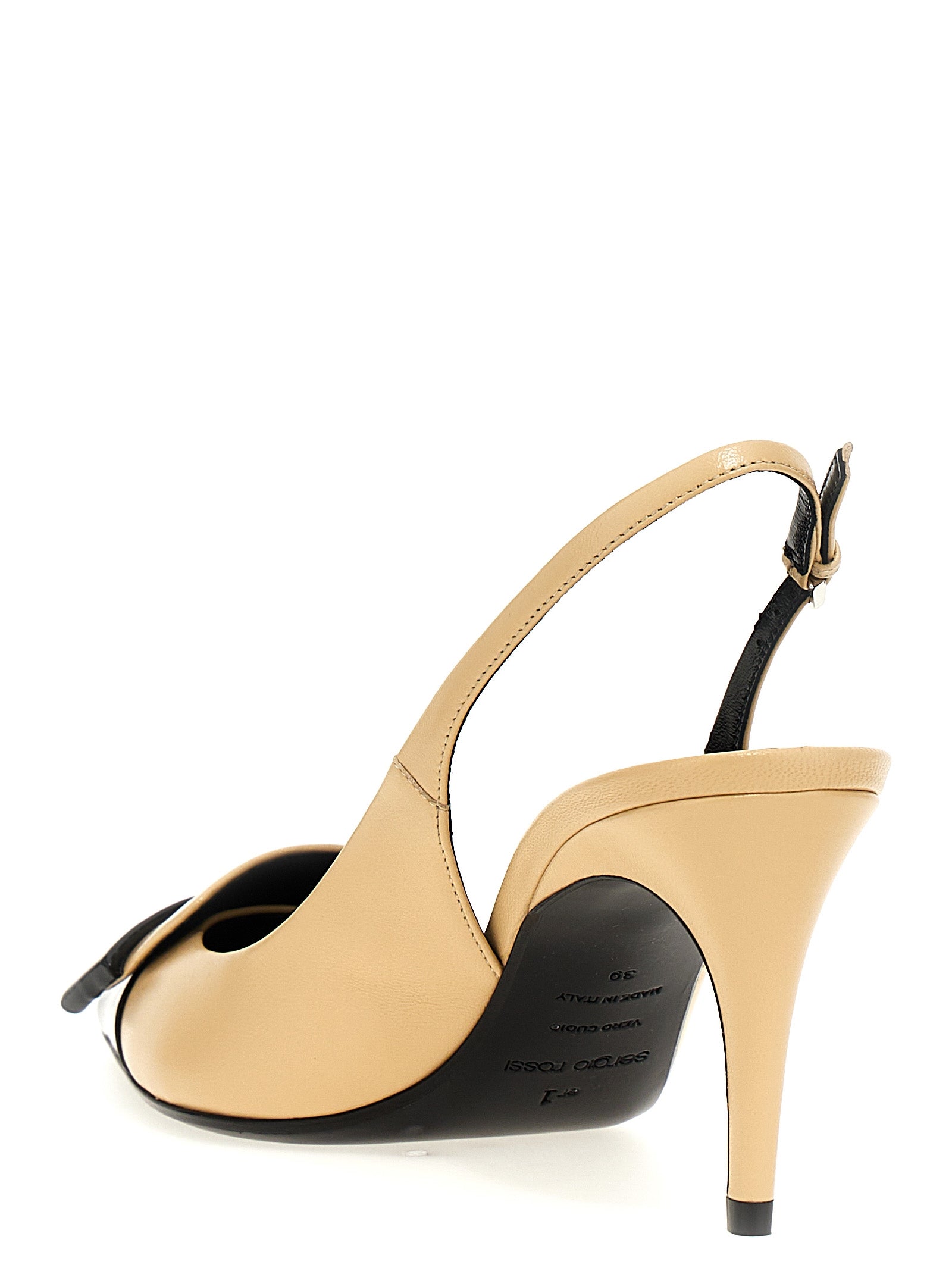 Shop Sergio Rossi Sr1 Pumps Beige