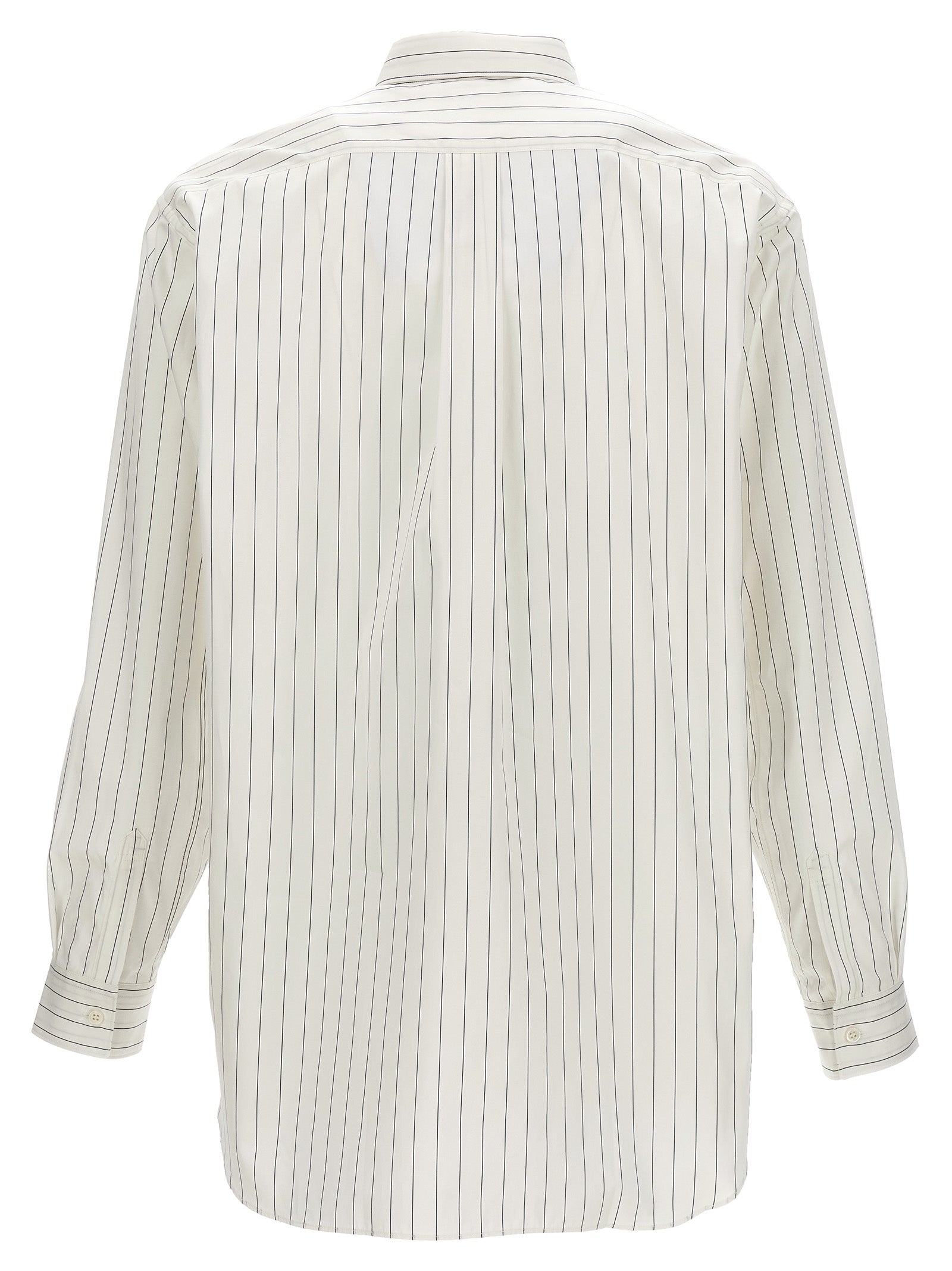 Shop Comme Des Garçons Shirt Striped Shirt Shirt, Blouse White/black