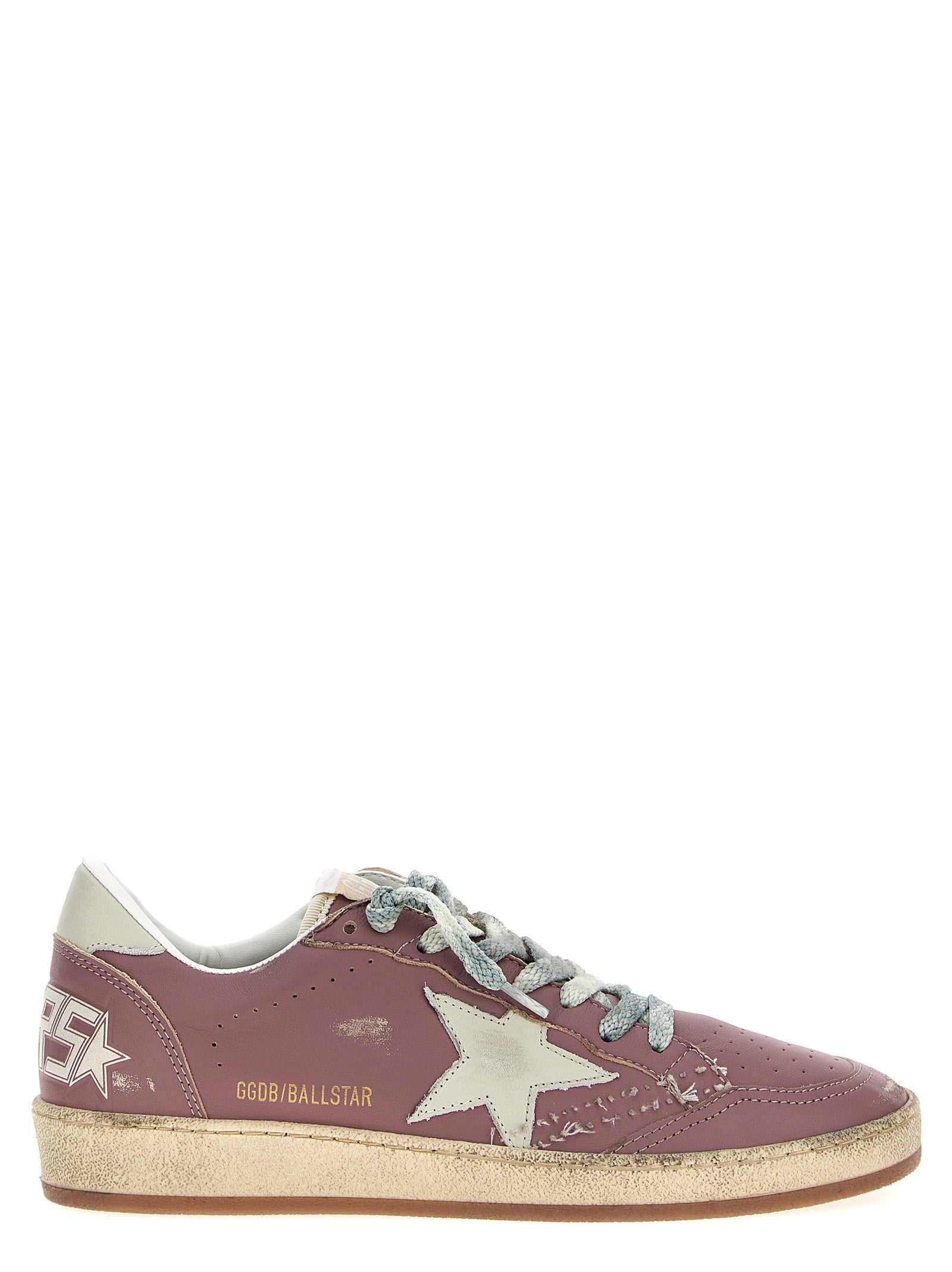 Shop Golden Goose Ballstar Sneakers Pink