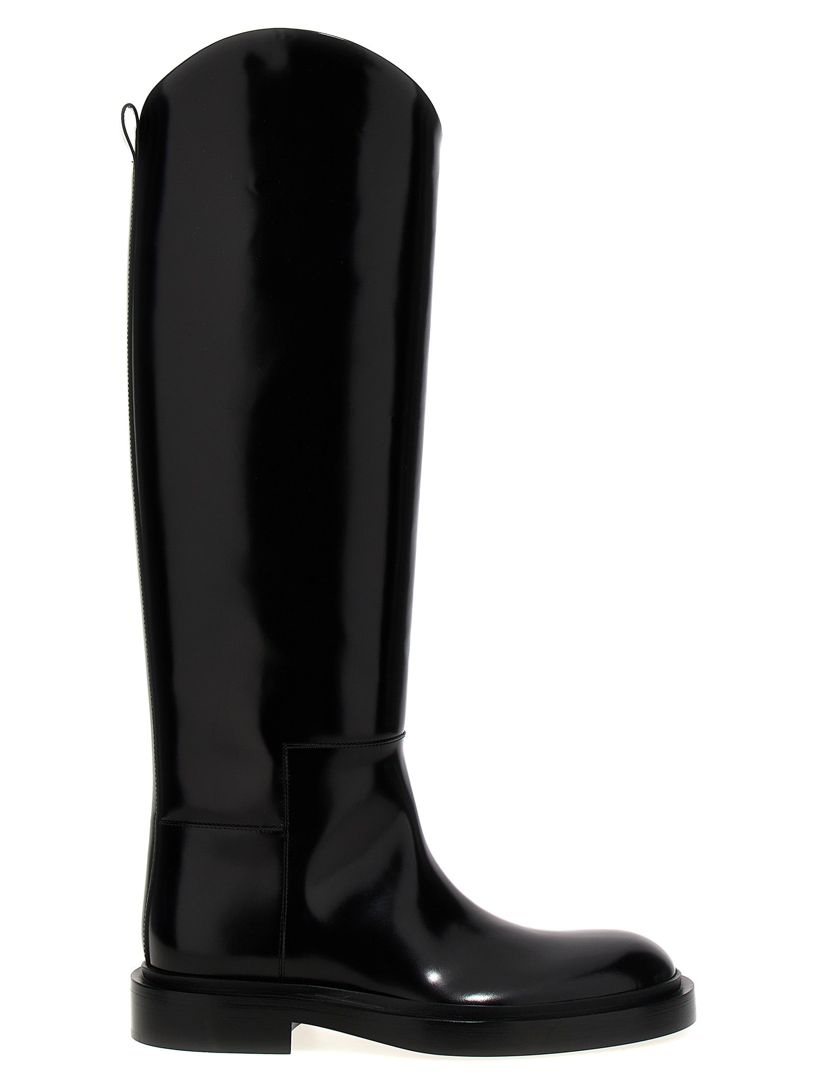 Jil Sander Leather Boots Boots, Ankle Boots Black