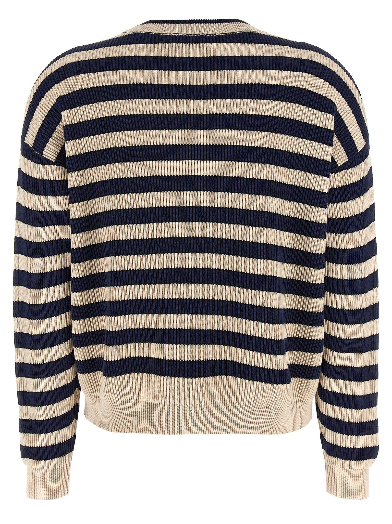 Shop Brunello Cucinelli Striped Sweater Sweater, Cardigans Multicolor