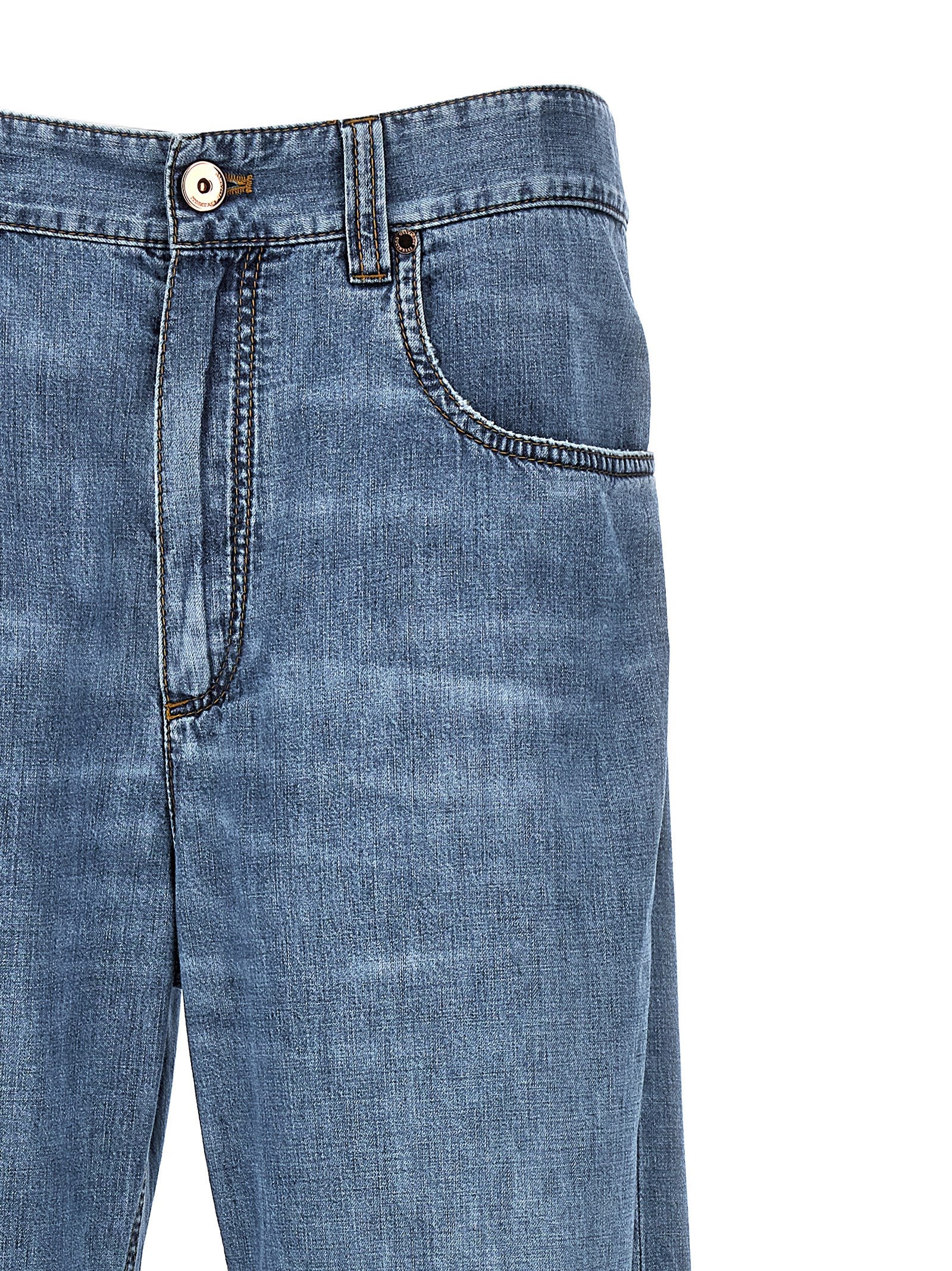 Shop Brunello Cucinelli Denim Jeans Blue