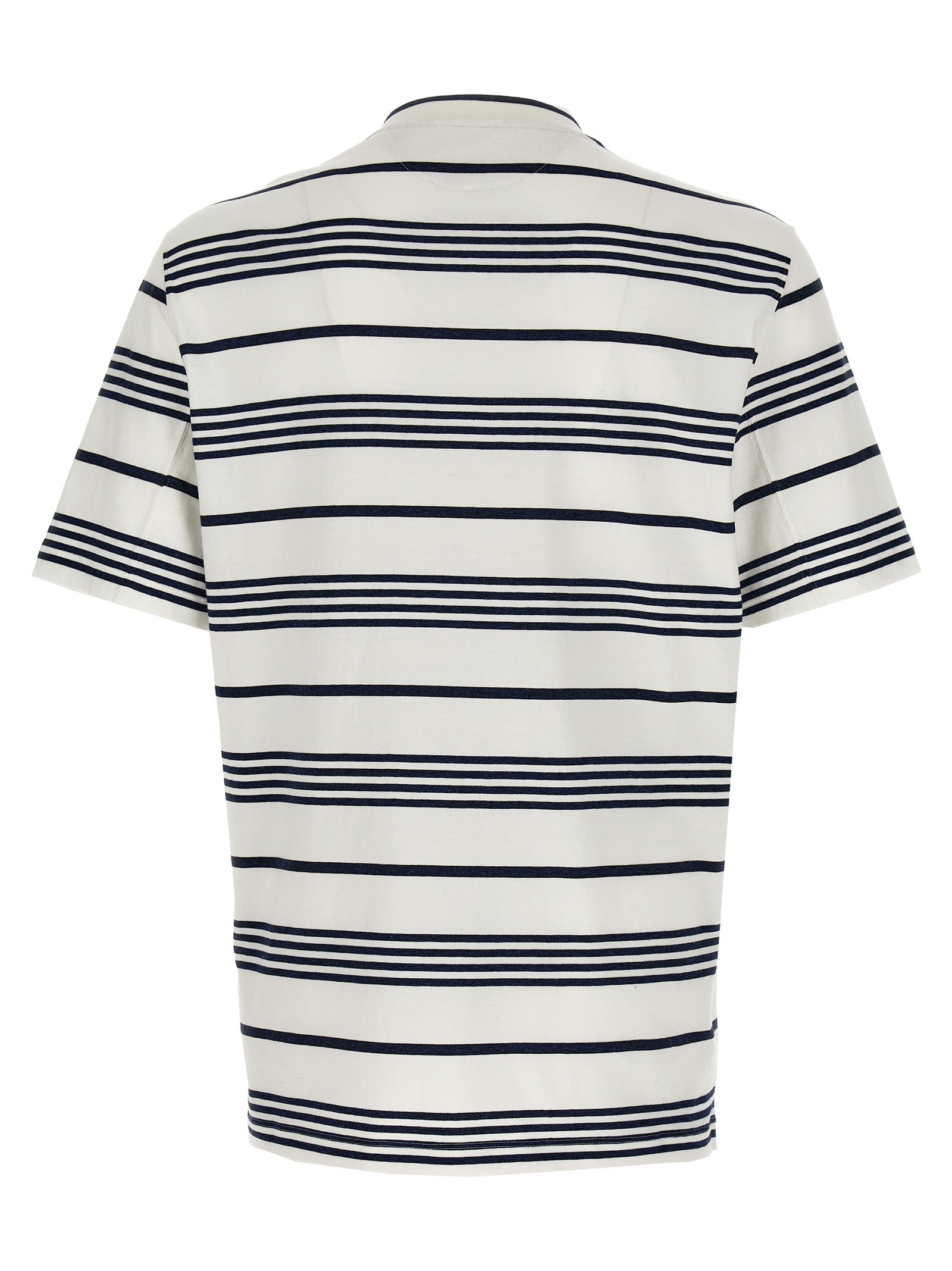 Shop Brunello Cucinelli Striped T-shirt Multicolor