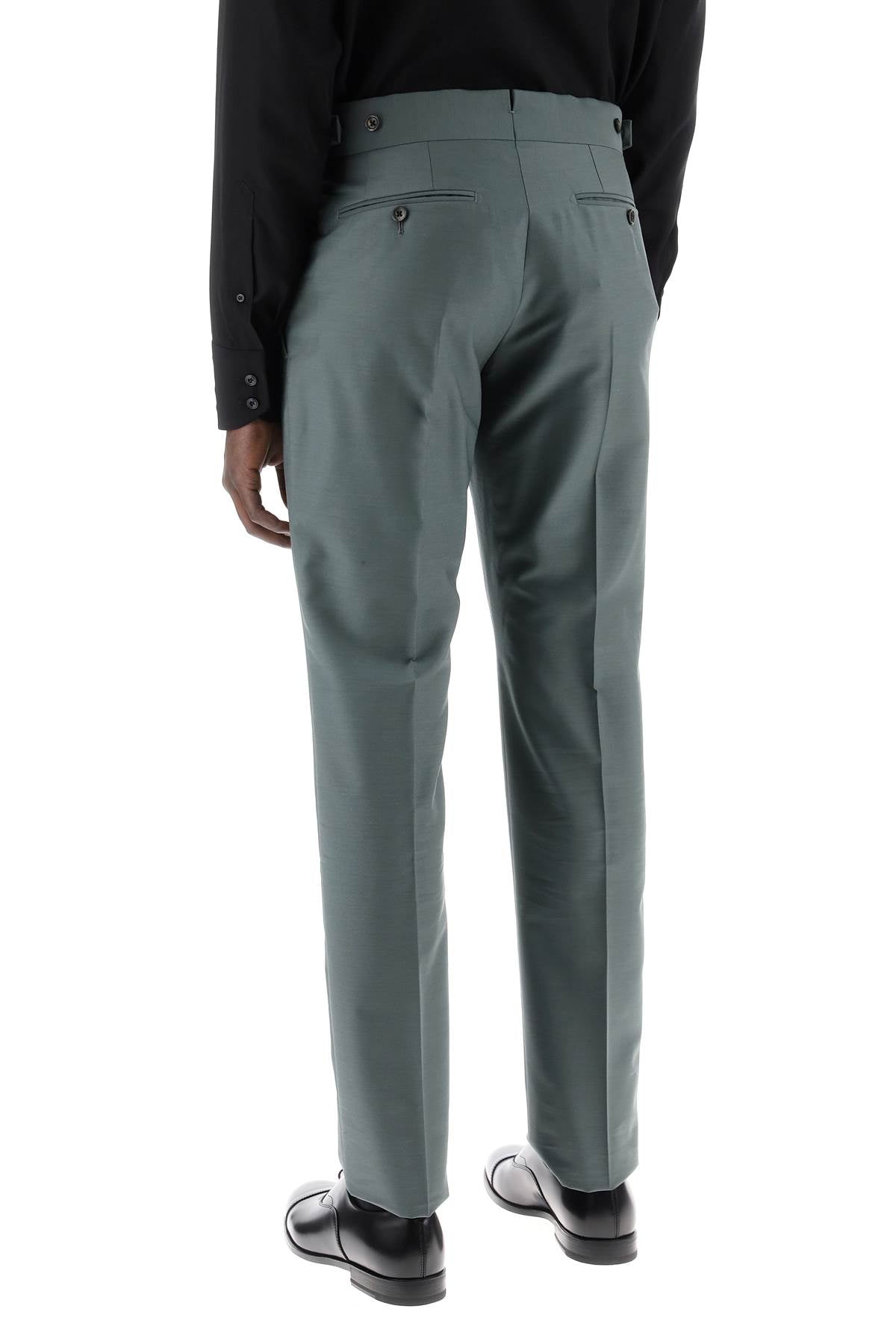 Shop Tom Ford Pantaloni Sartoriali Atticus In Mikado