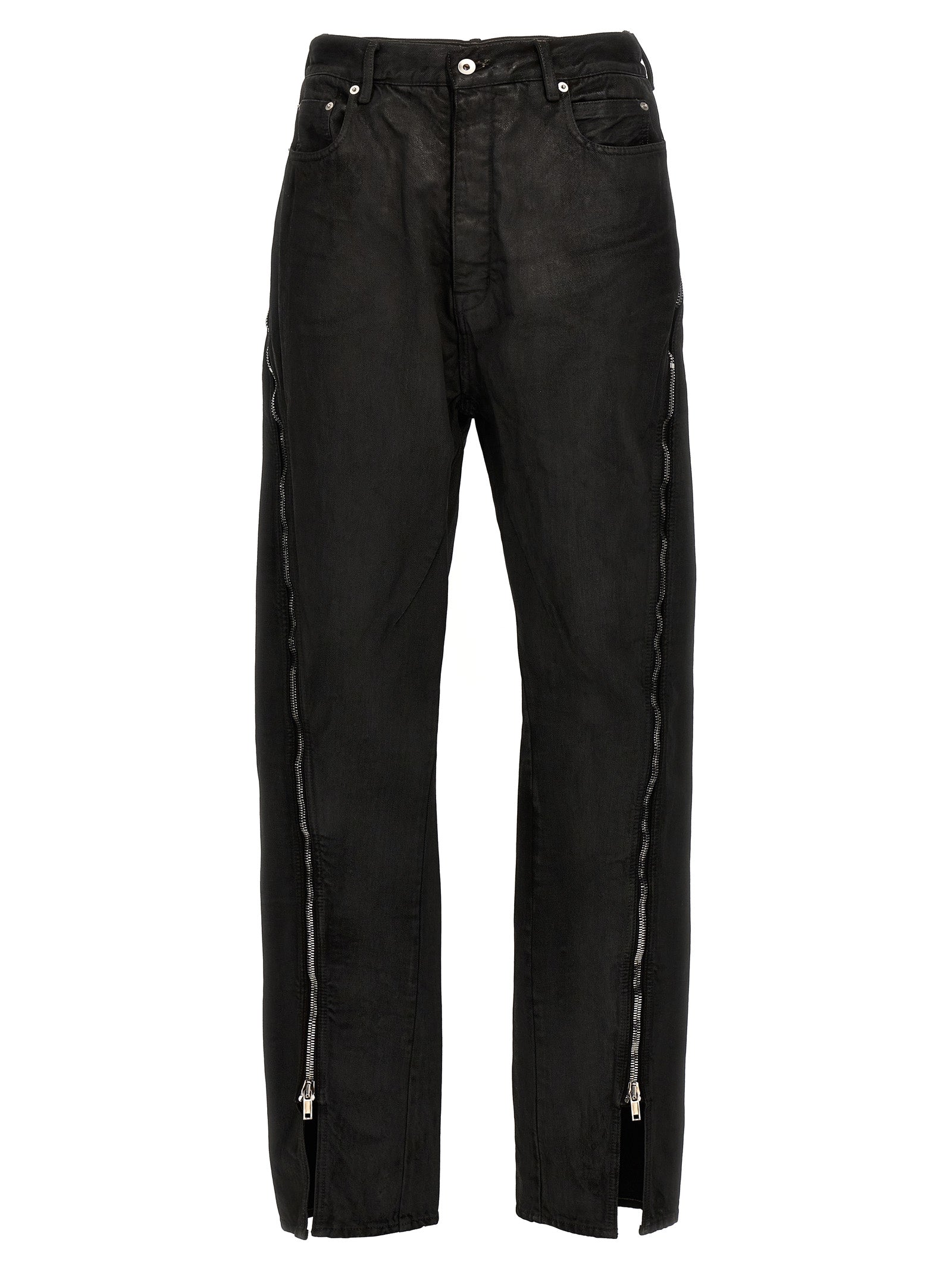 Shop Rick Owens Bolan Banana Jeans Black