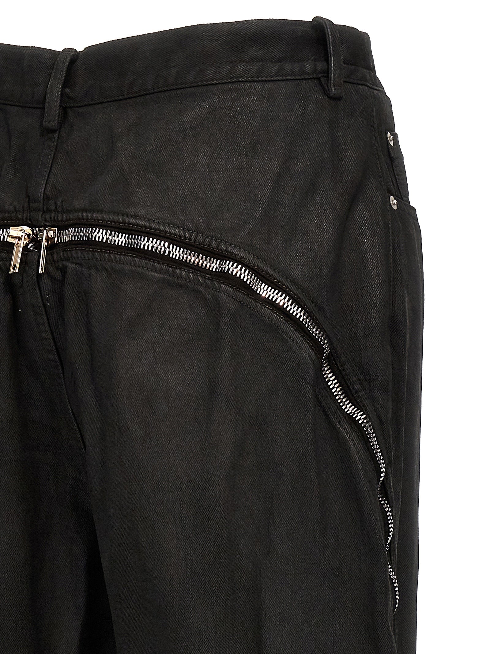 Shop Rick Owens Bolan Banana Jeans Black