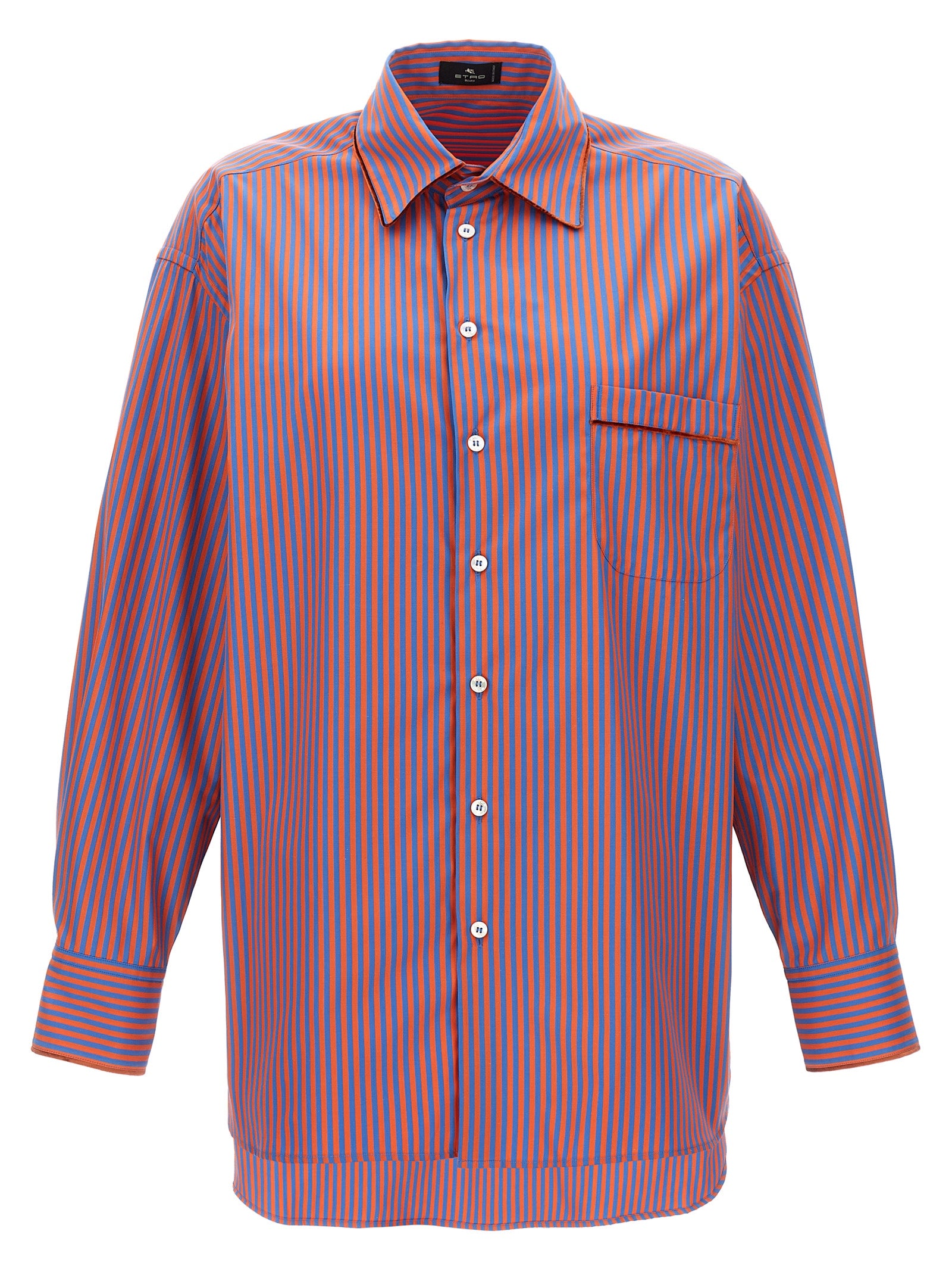 Shop Etro Striped Shirt Shirt, Blouse Multicolor