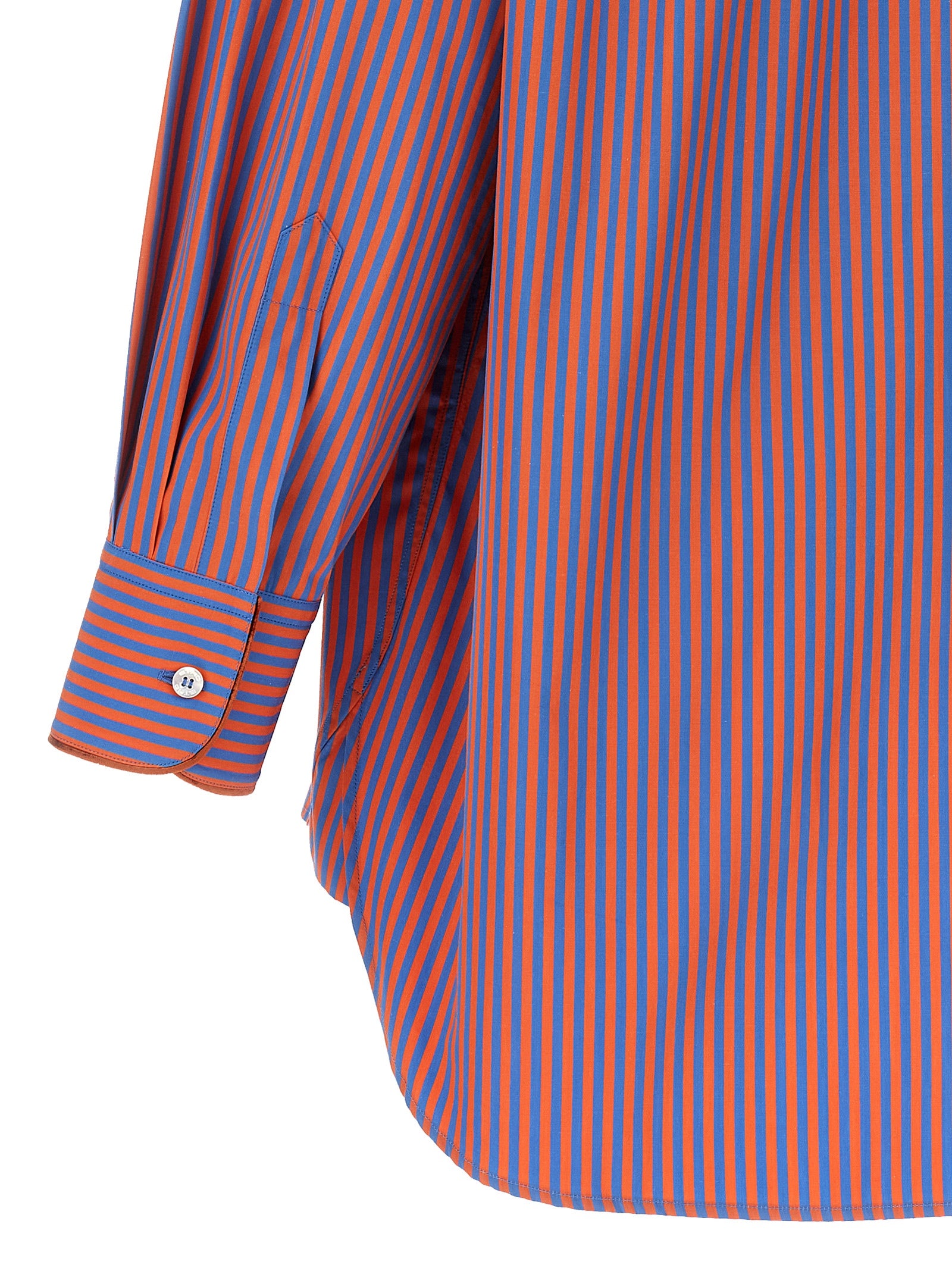 Shop Etro Striped Shirt Shirt, Blouse Multicolor