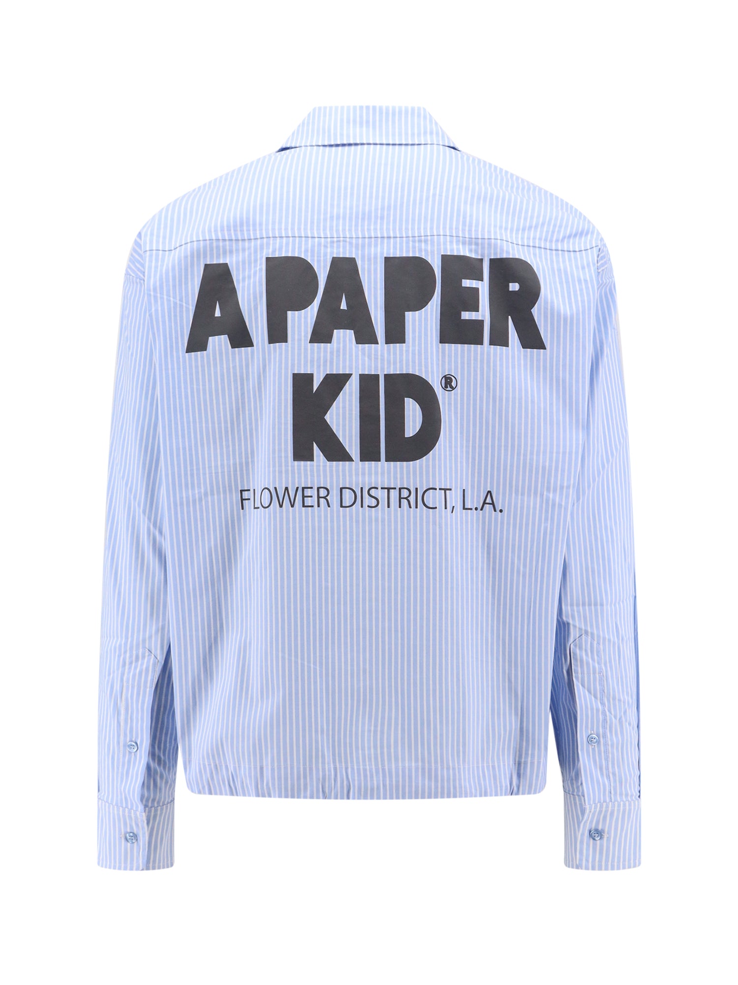 Shop A Paper Kid Cotton Shirt With Logo Print