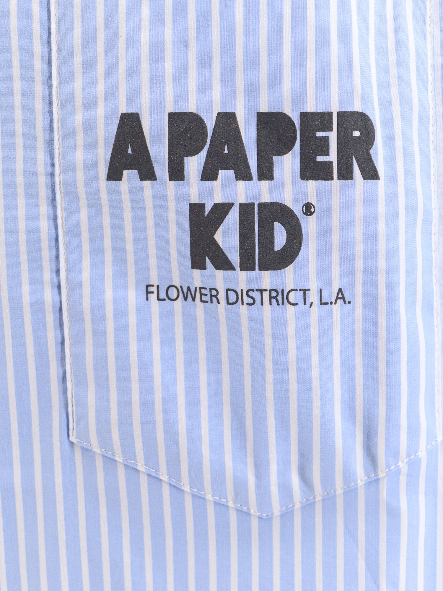 Shop A Paper Kid Cotton Shirt With Logo Print