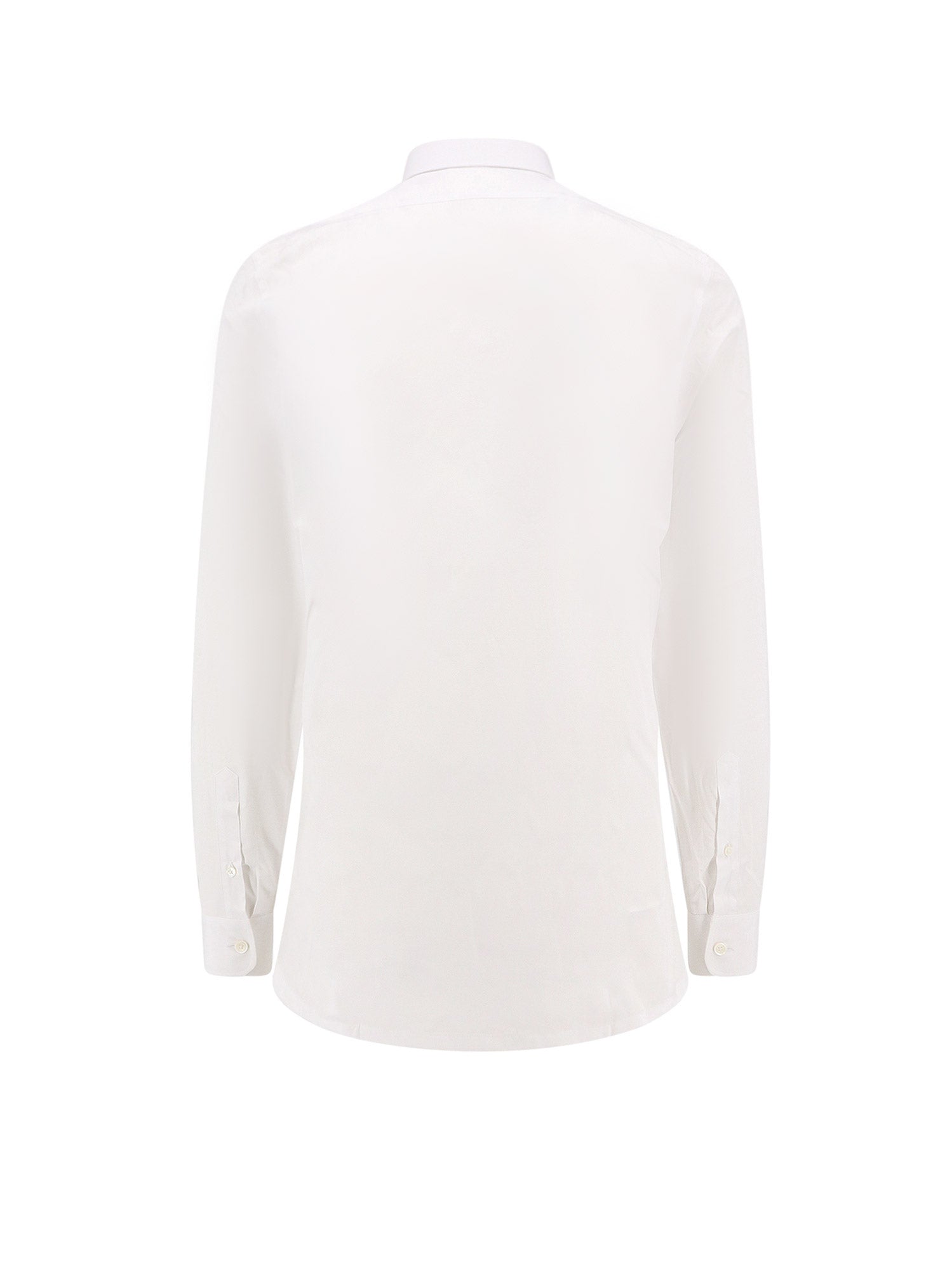Shop Givenchy Cotton Shirt With Embroidered 4g Logo