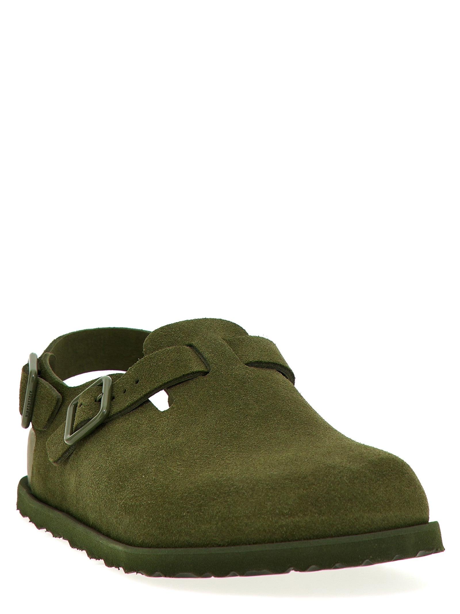 Shop Birkenstock 1774 Tokio Ii Flat Shoes Green