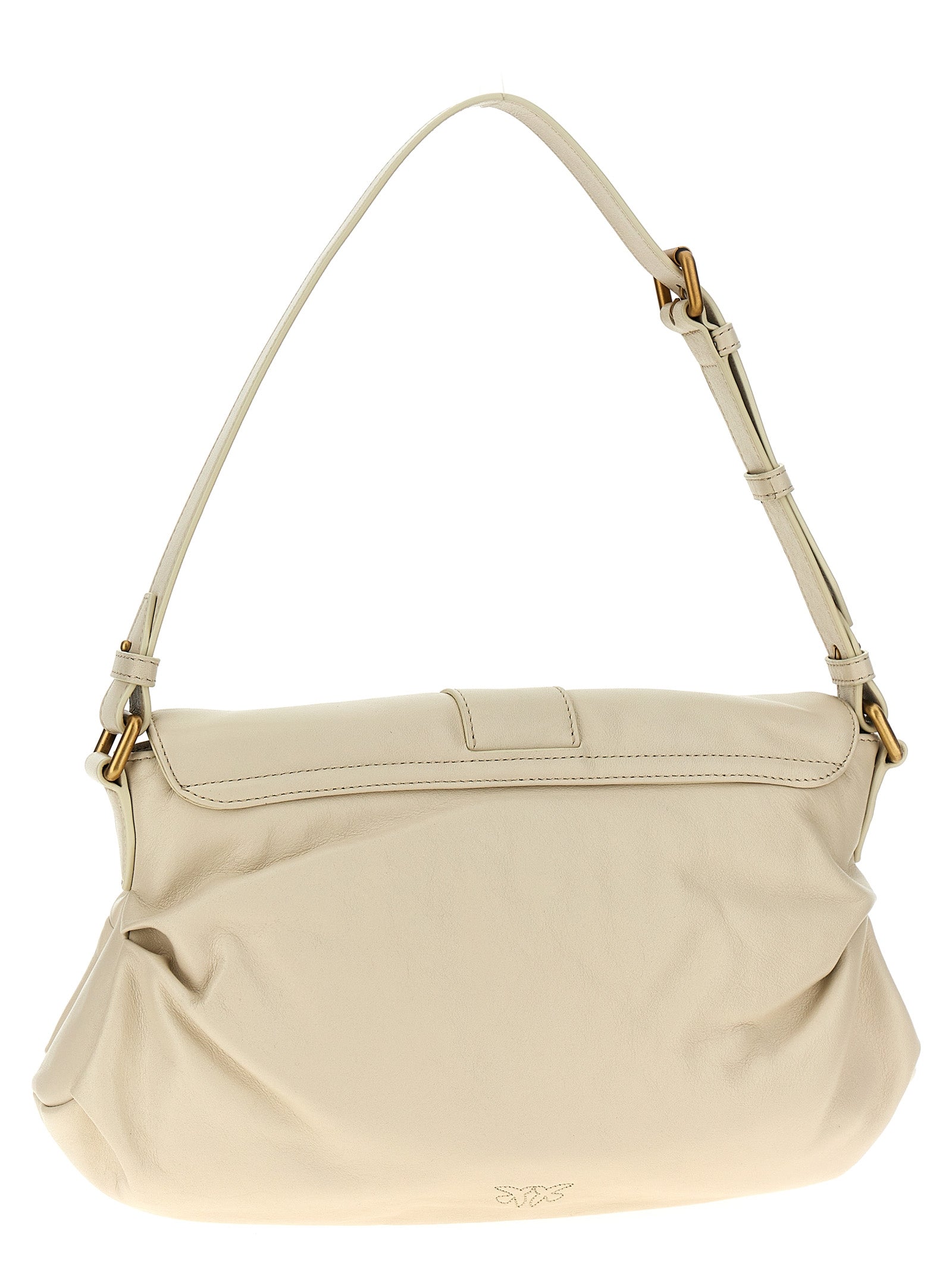 Shop Pinko Classic Jolene Shoulder Bags White