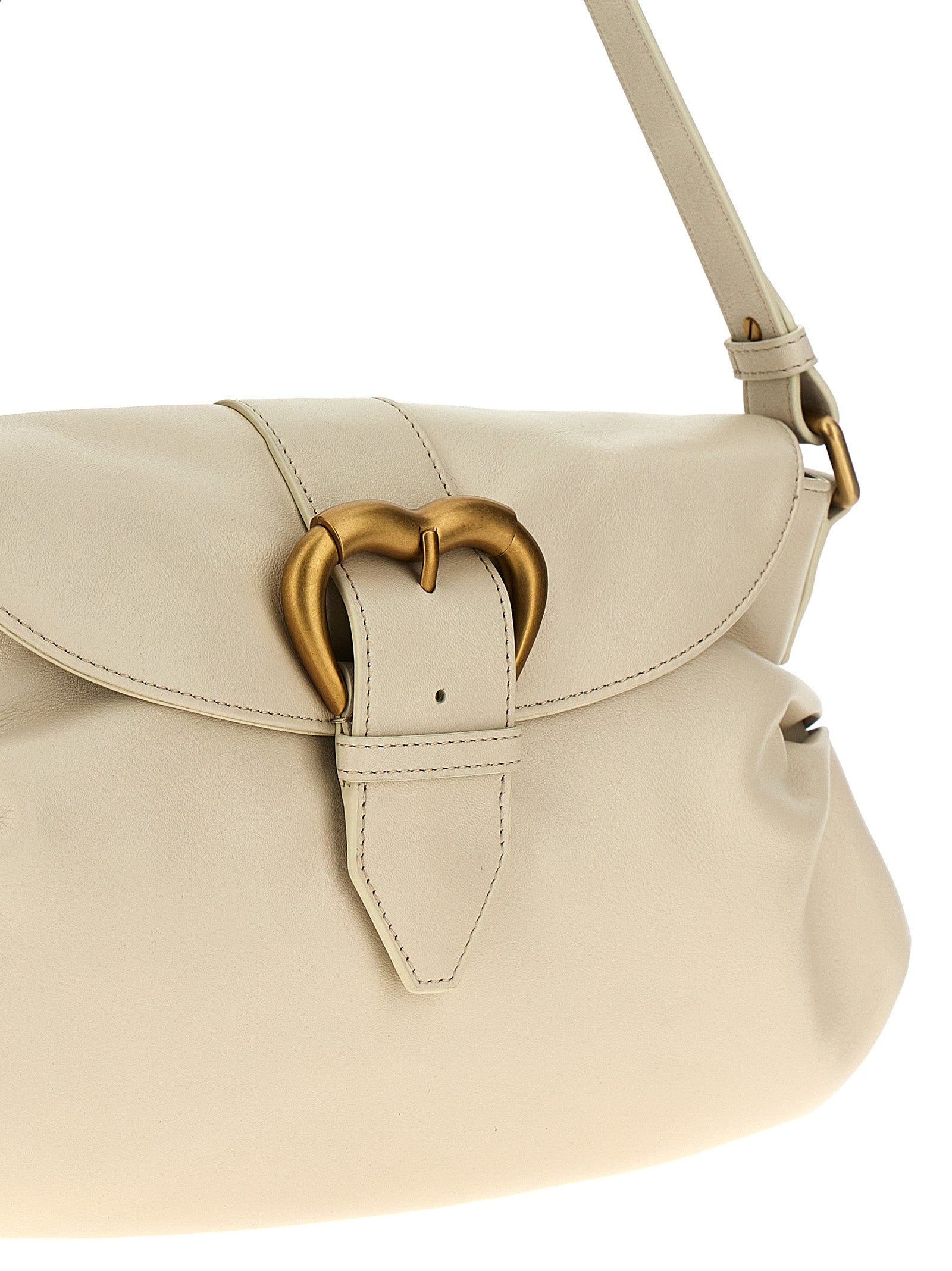 Shop Pinko Classic Jolene Shoulder Bags White