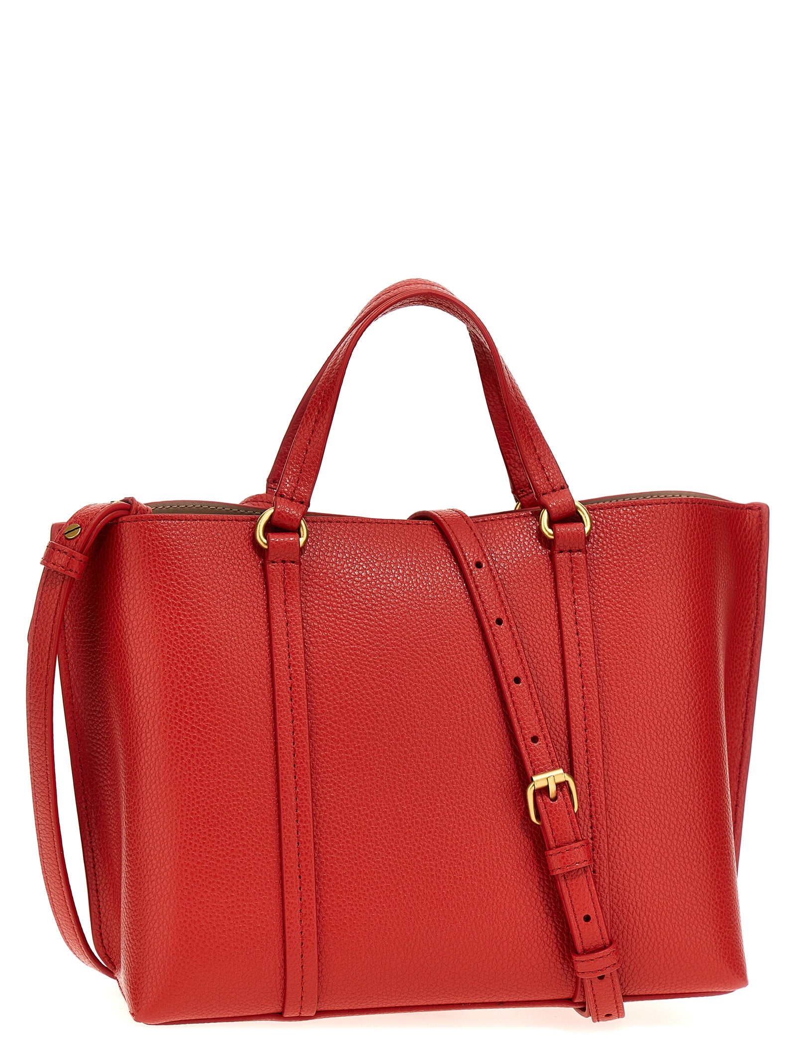 Shop Pinko Classic Tote Bag Red