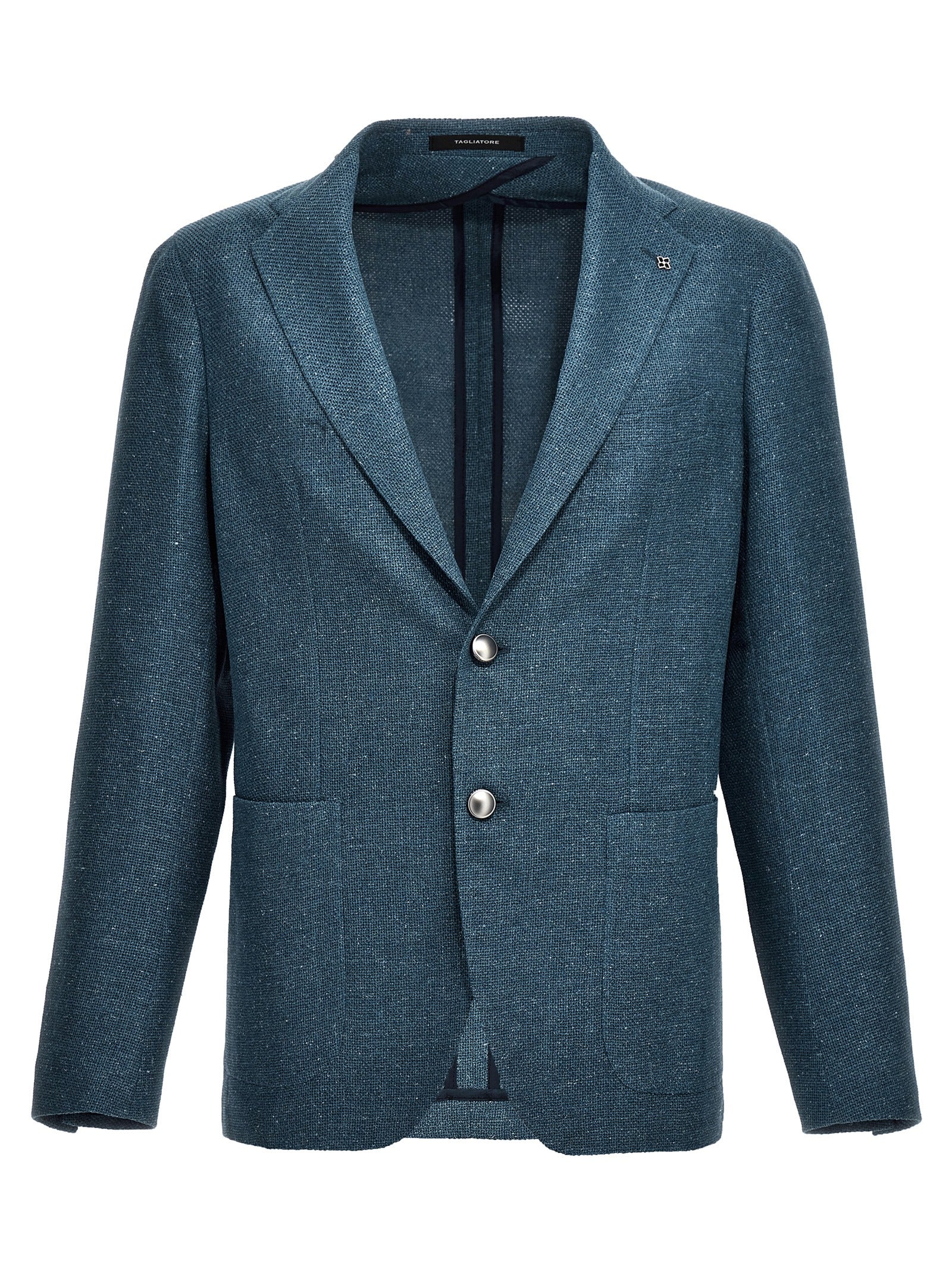 Shop Tagliatore Montecarlo Blazer Light Blue