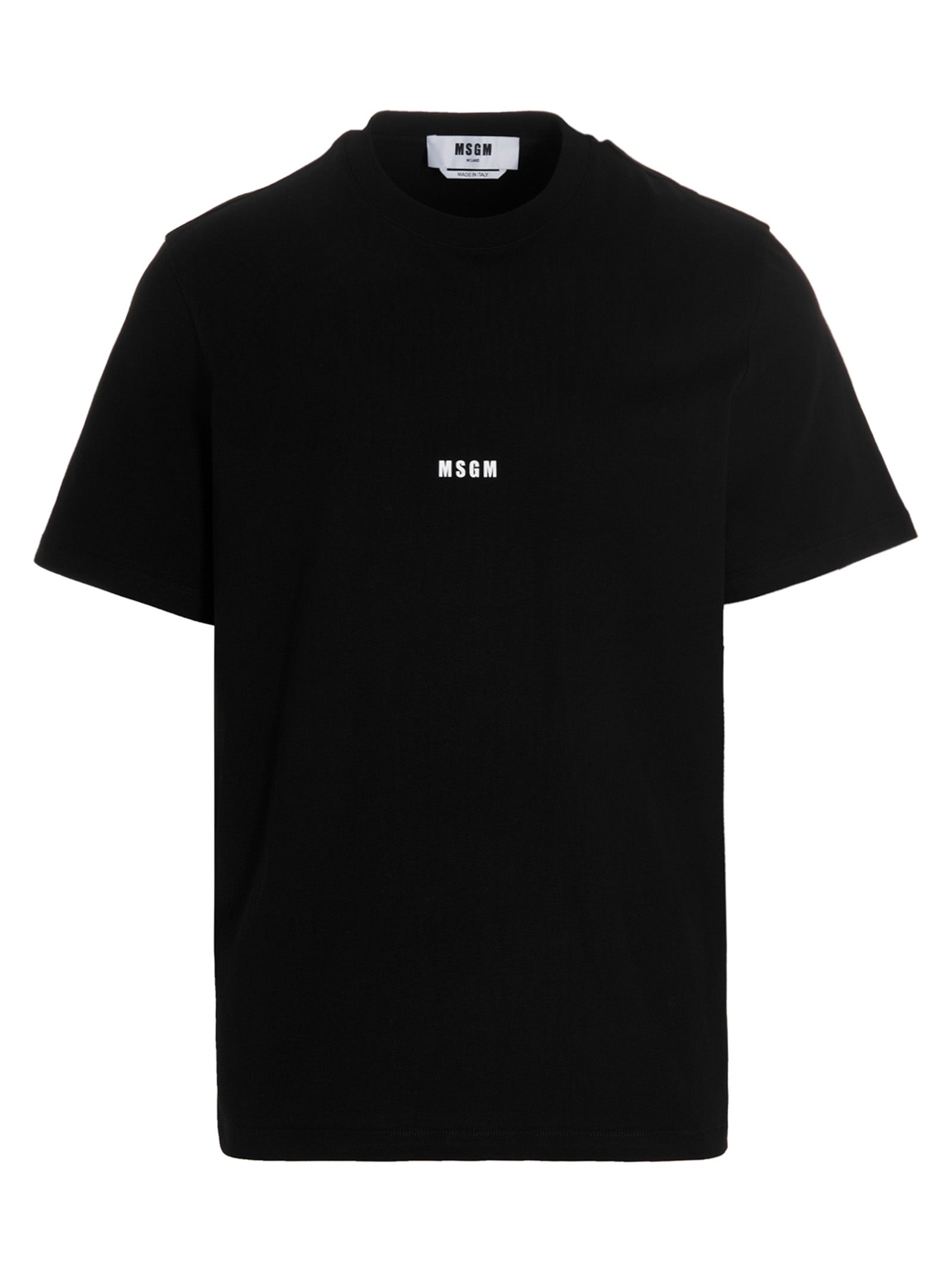 Shop Msgm Logo T-shirt Black