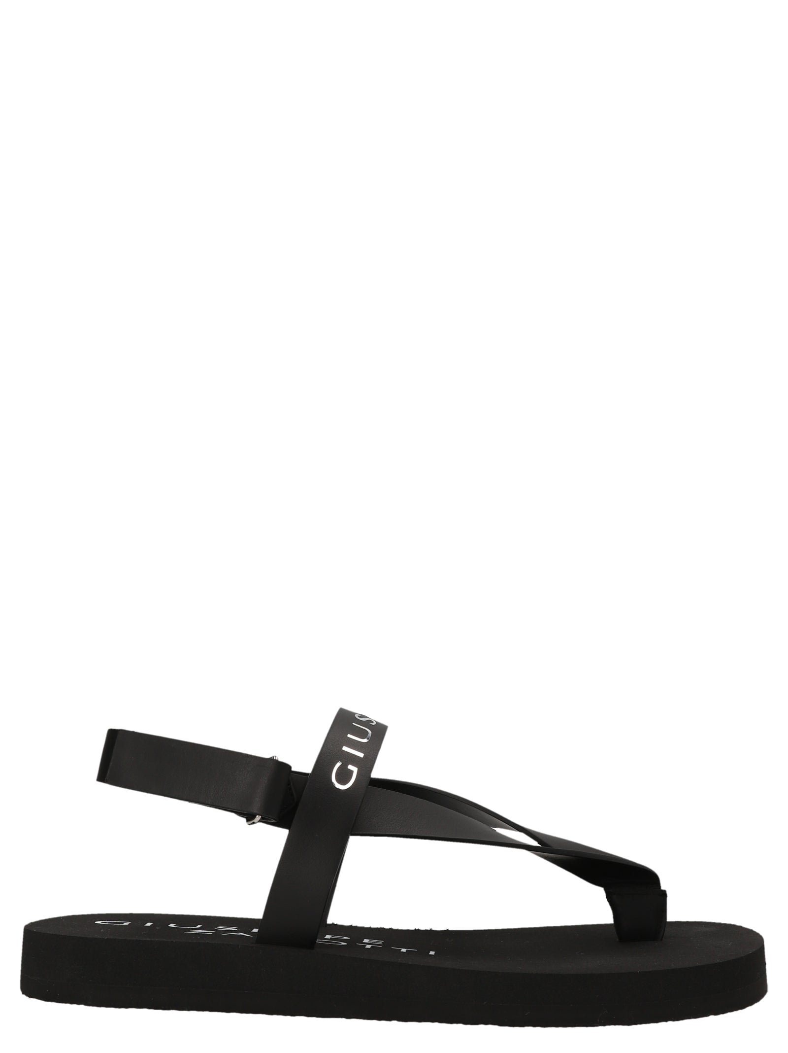 Shop Giuseppe Zanotti Sandiego Sandals Black