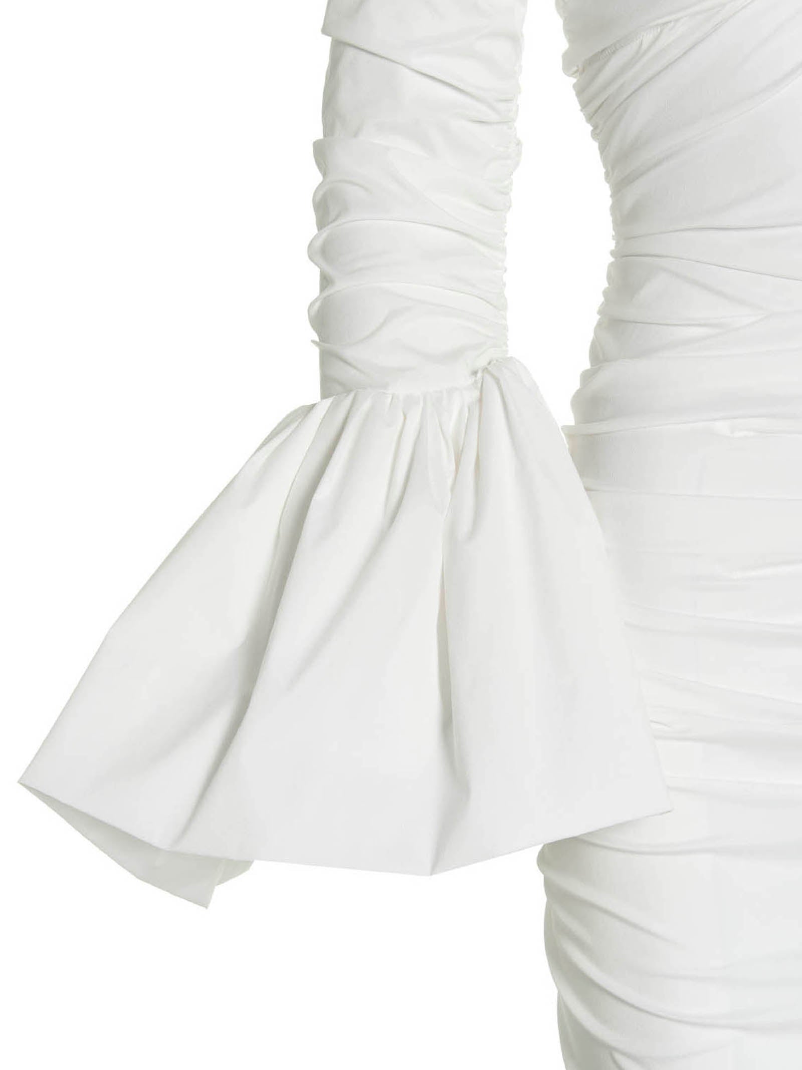 Shop Philosophy Draped Dress Dresses White