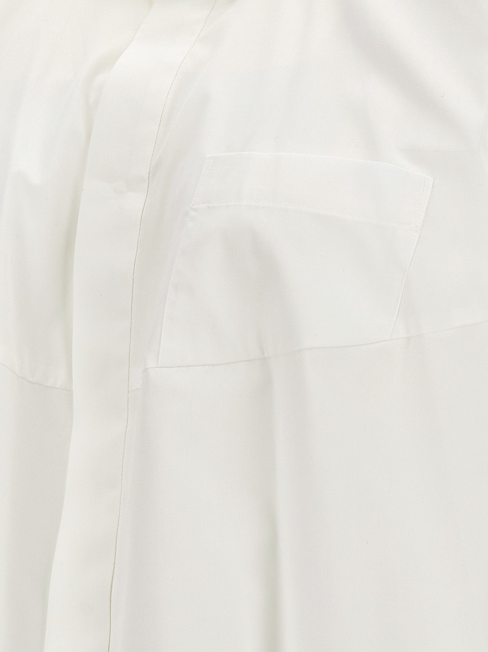 Shop Sacai Poplin Shirt Shirt, Blouse White