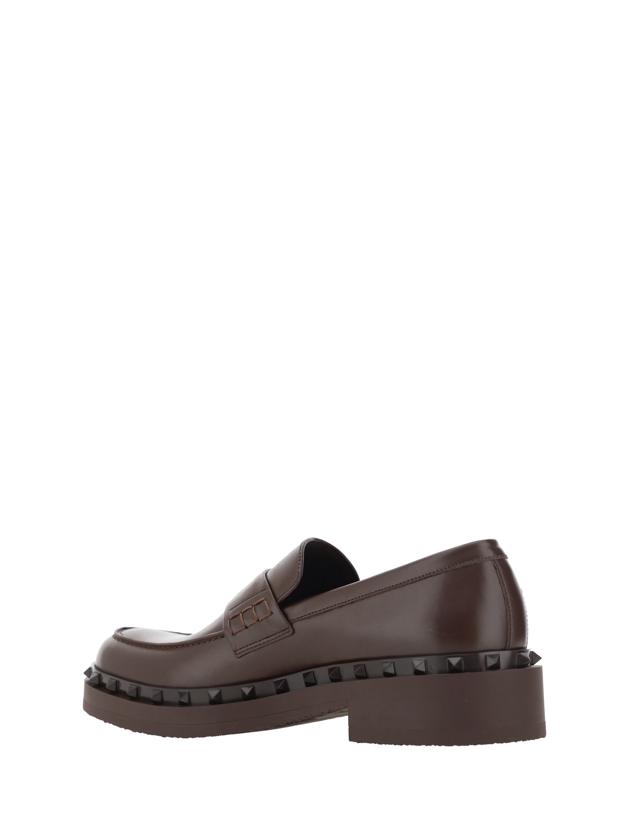 Shop Valentino Rockstud M-way Loafer Shoes