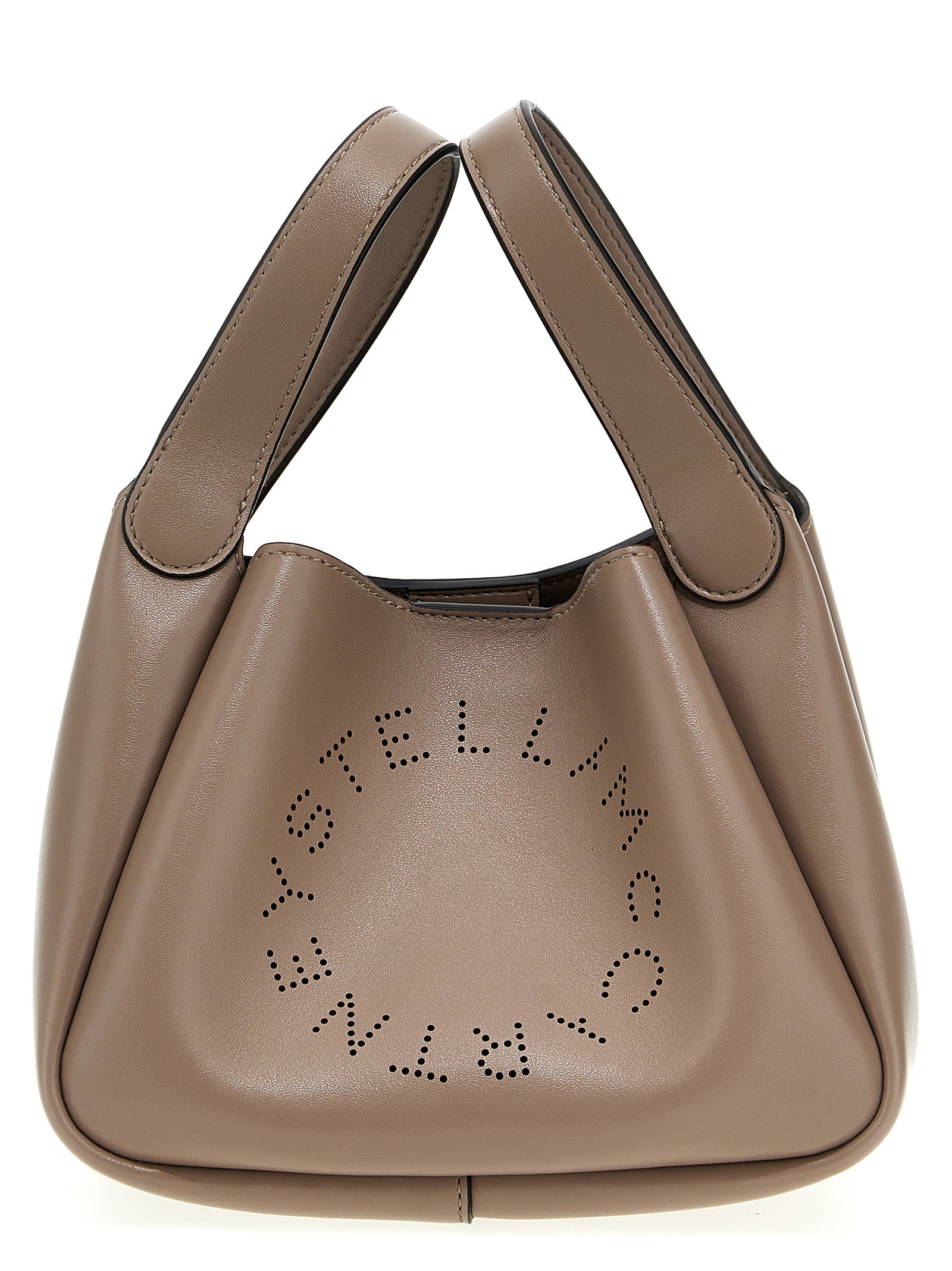 Shop Stella Mccartney Logo Hand Bags Blue