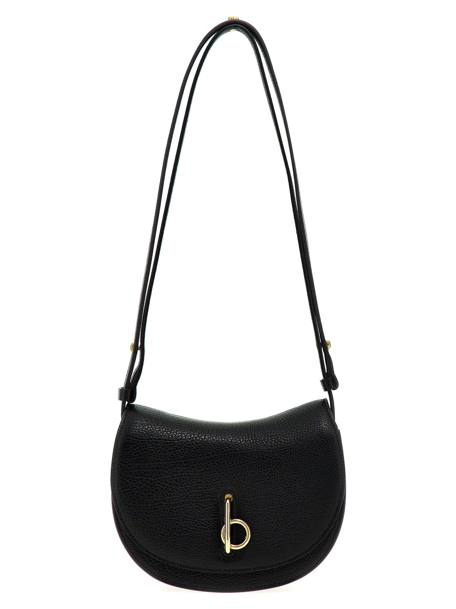 Shop Burberry Rocking Horse Shoulder Bags Black