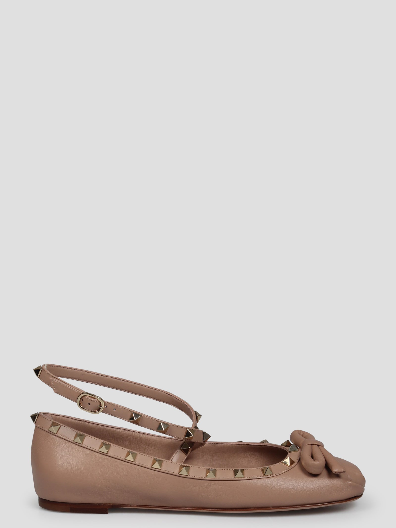 Shop Valentino Rockstud Ballerina