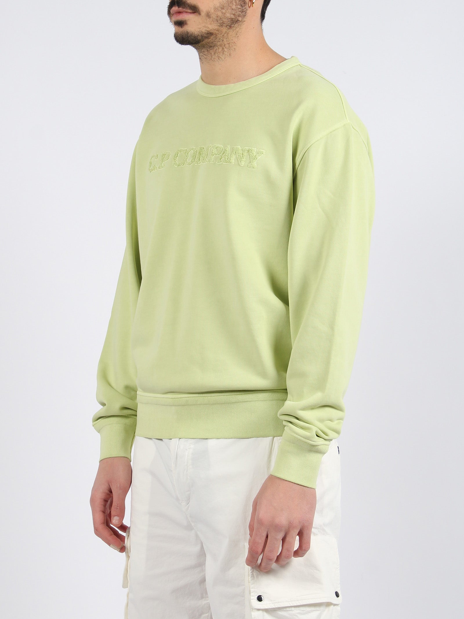 Shop C.p. Company Light Fleece Sweatshirt