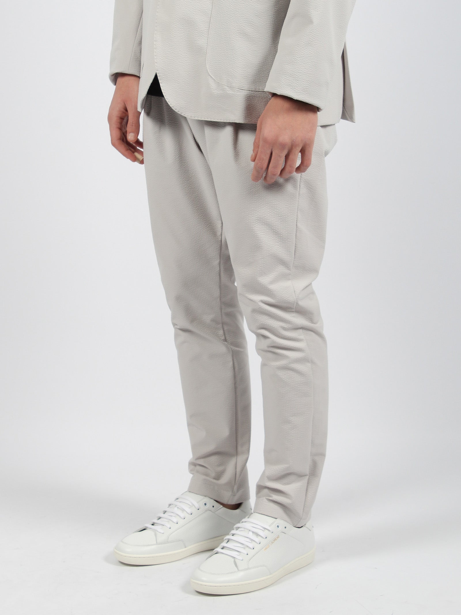 Shop Herno Wavy Touch Laminar Trousers