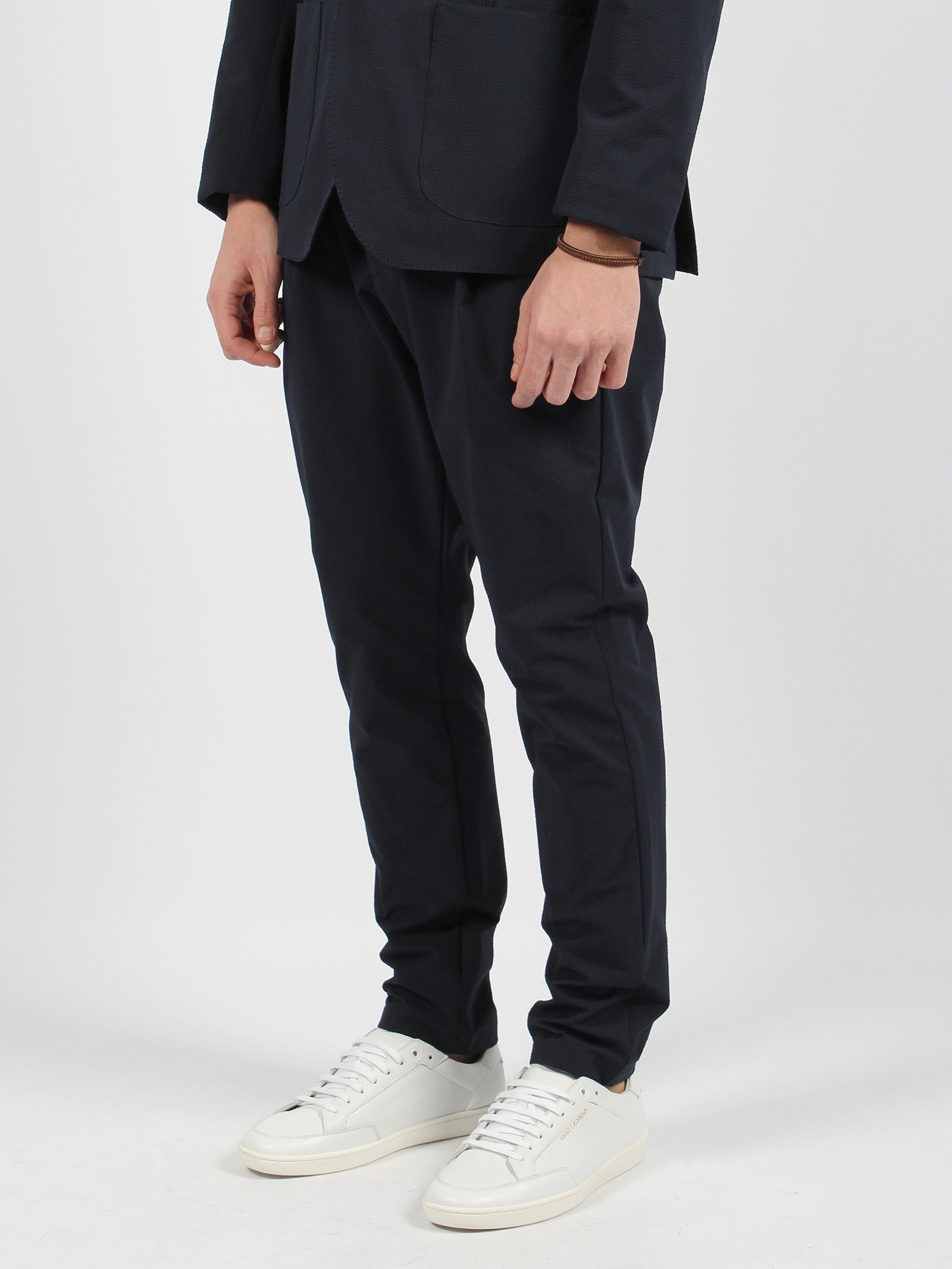 Shop Herno Wavy Touch Laminar Trousers