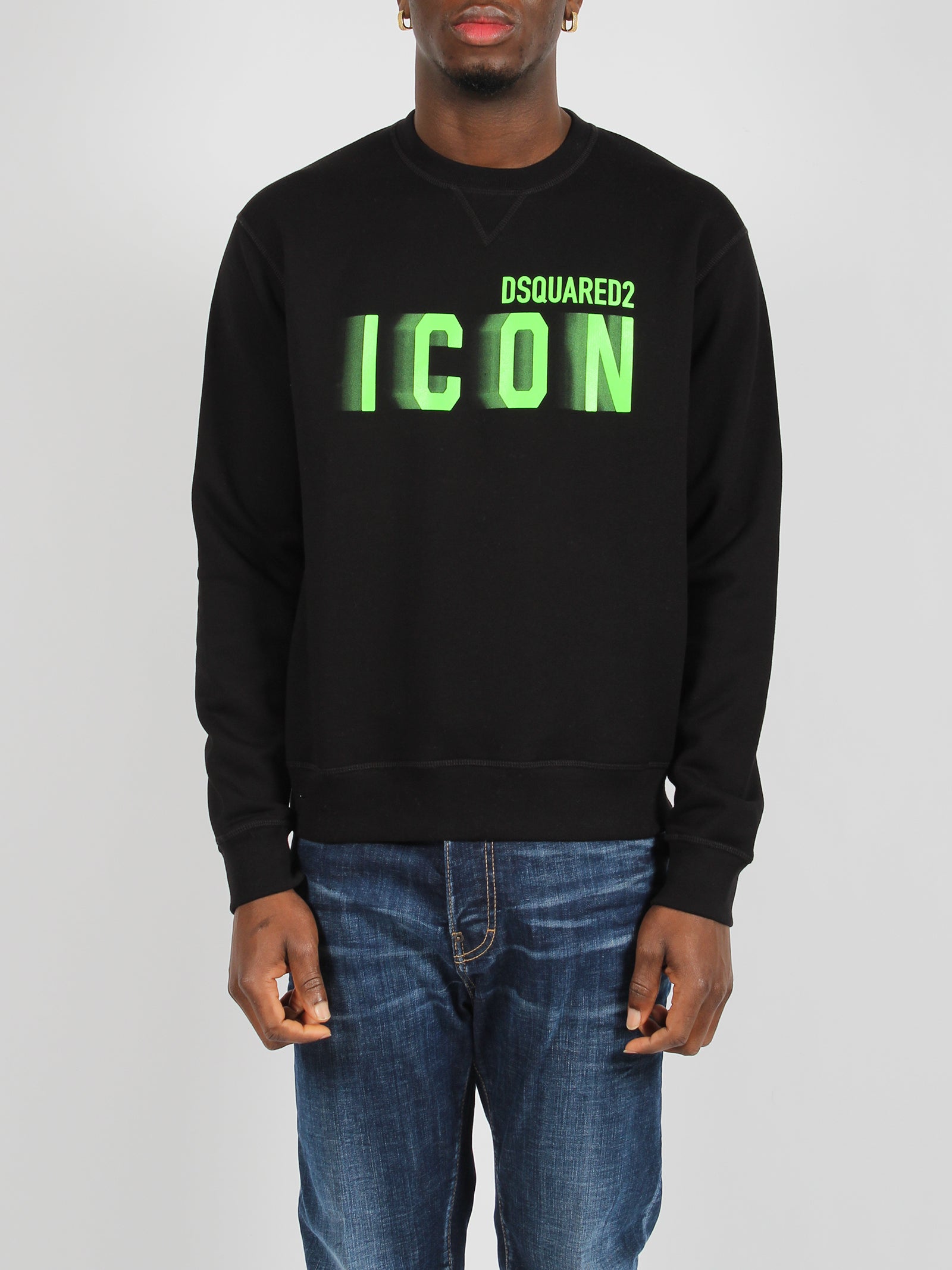 Shop Dsquared2 Icon Blur Cool Fit Crewneck Sweatshirt