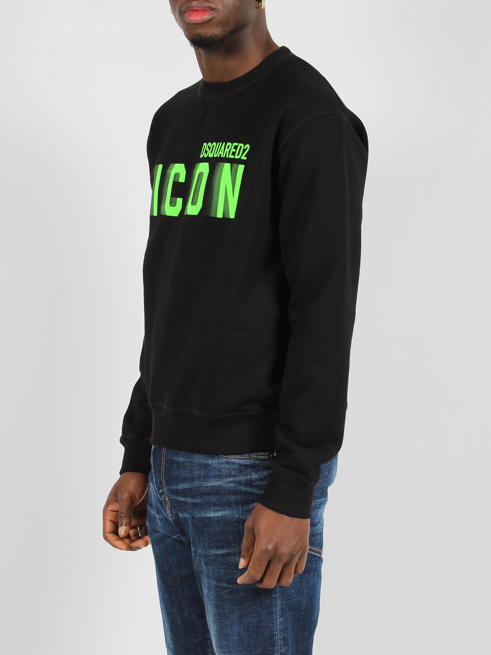 Shop Dsquared2 Icon Blur Cool Fit Crewneck Sweatshirt