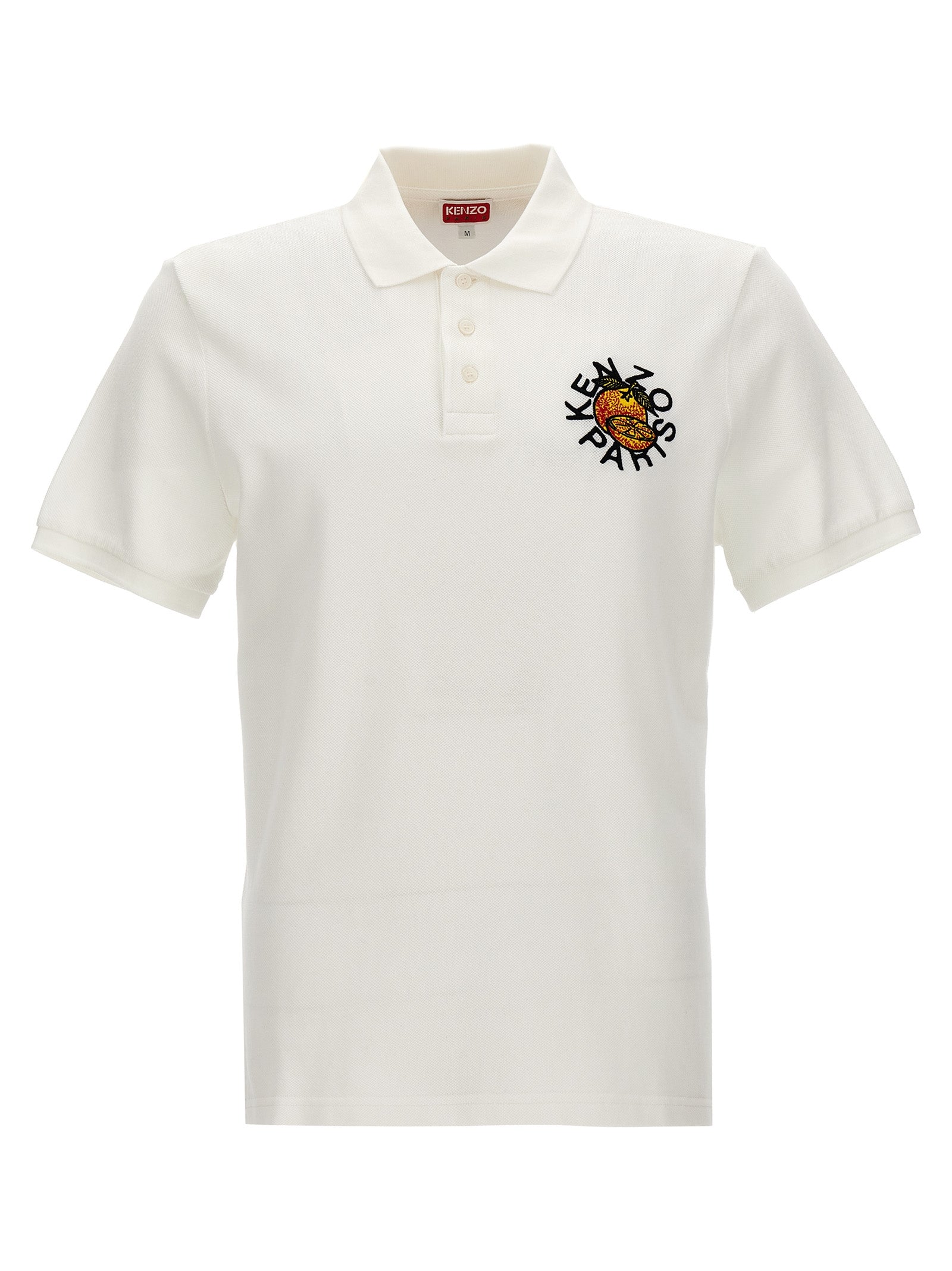 Shop Kenzo Orange Polo White