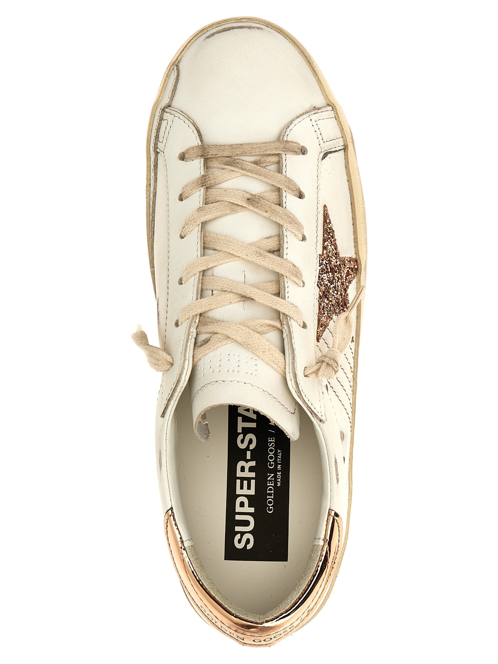 Shop Golden Goose Superstar Sneakers Pink