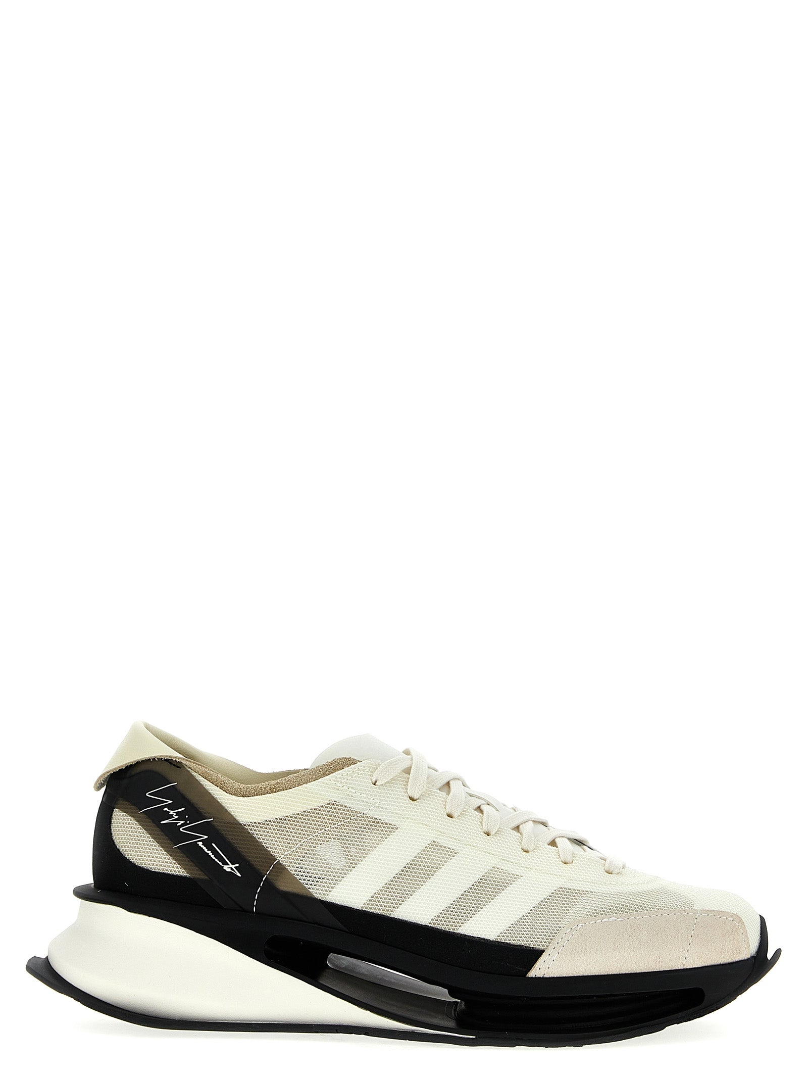 Shop Y-3 S-gendo Run Sneakers White/black