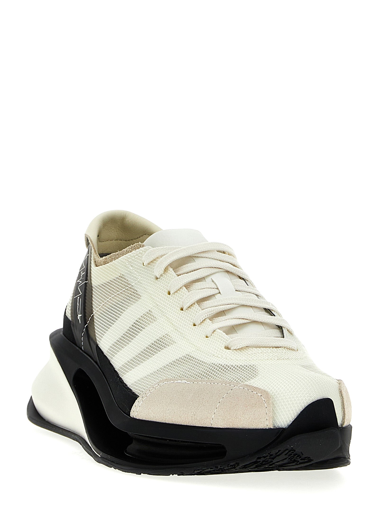 Shop Y-3 S-gendo Run Sneakers White/black