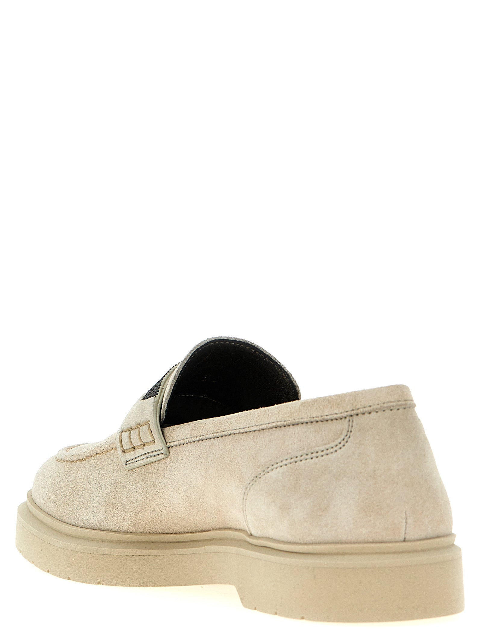 Shop Brunello Cucinelli Monile Sneakers Beige