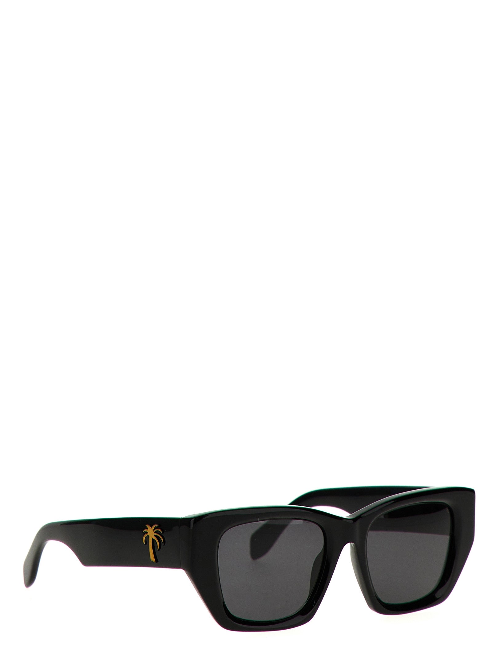 Shop Palm Angels Hinkley Sunglasses Black