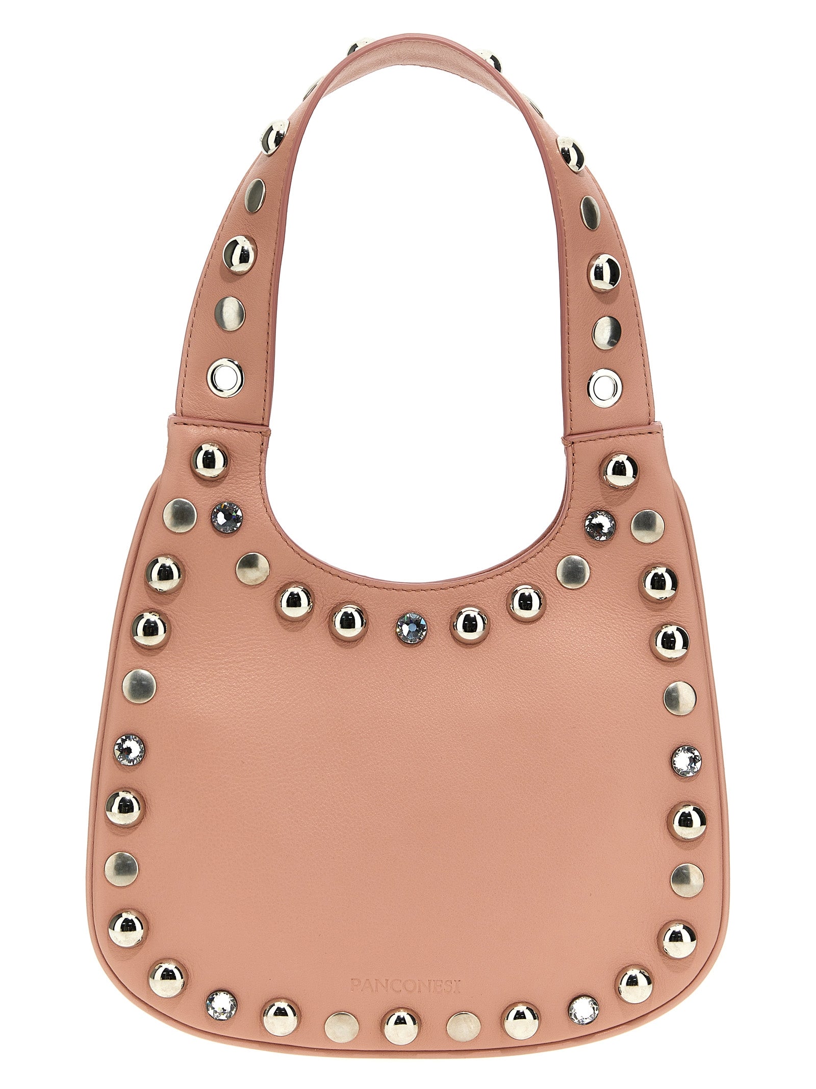 Shop Panconesi Diamanti Saddle Bag S Hand Bags Pink
