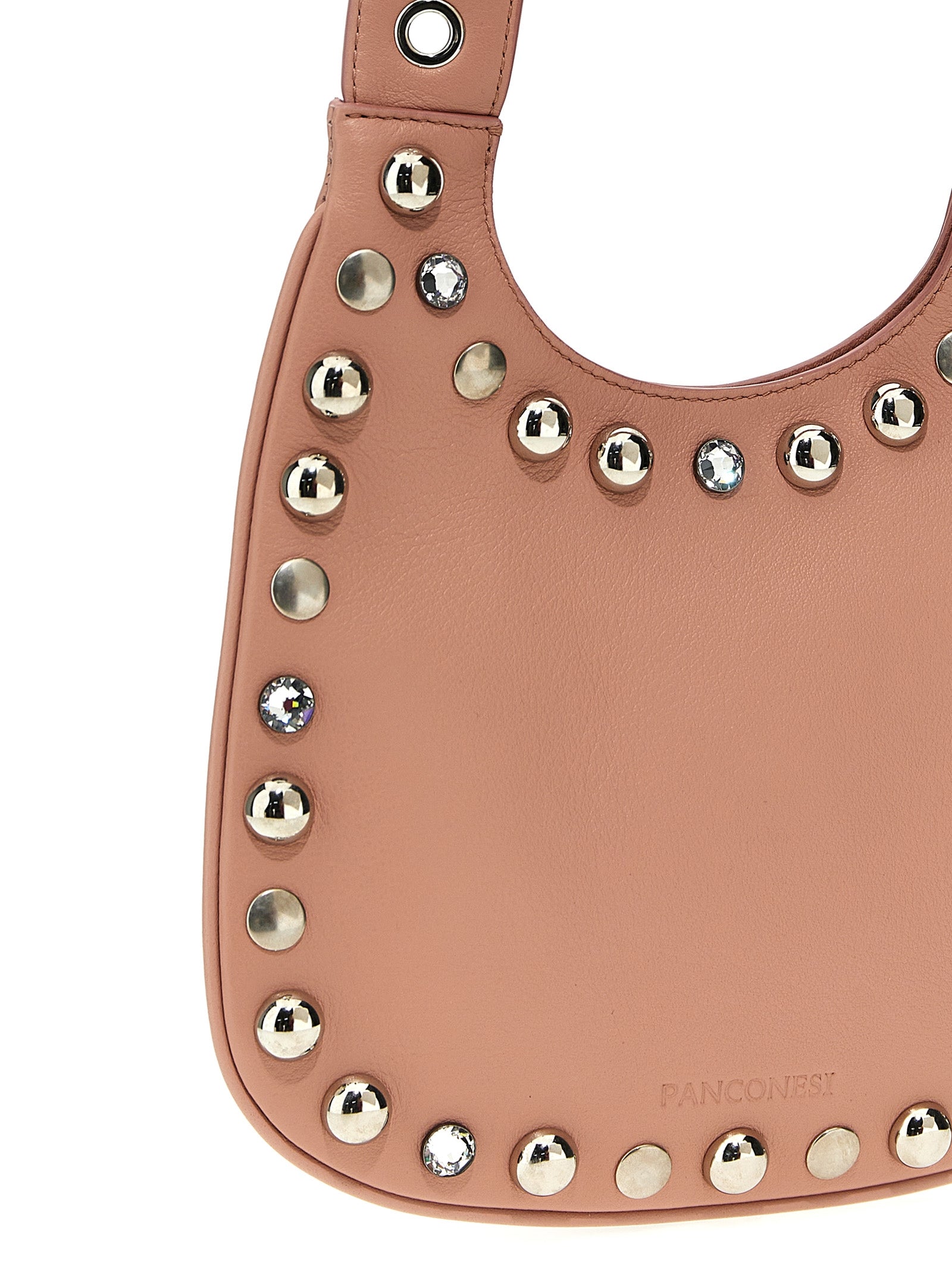Shop Panconesi Diamanti Saddle Bag S Hand Bags Pink
