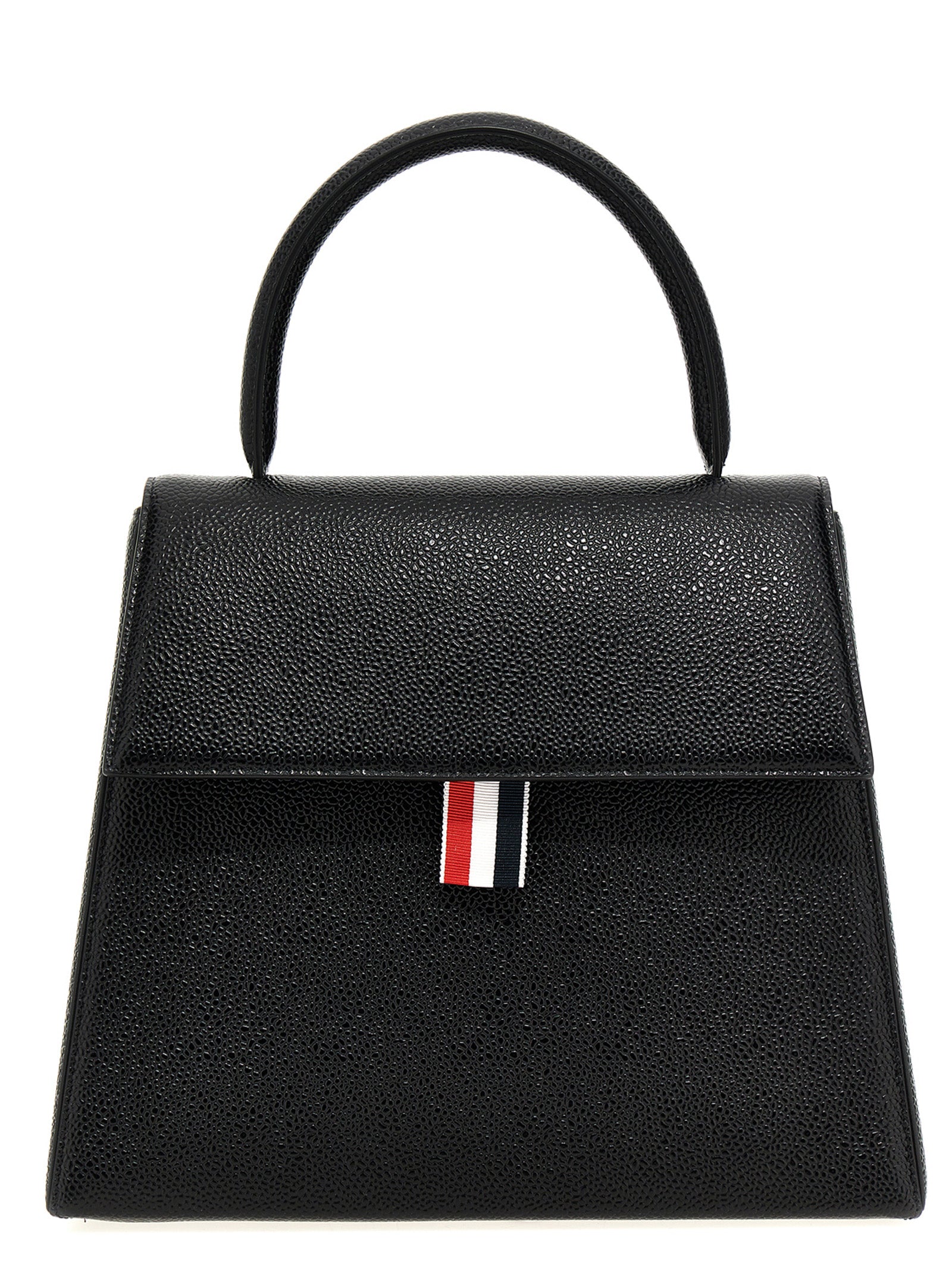 Shop Thom Browne Trapeze Hand Bags Black