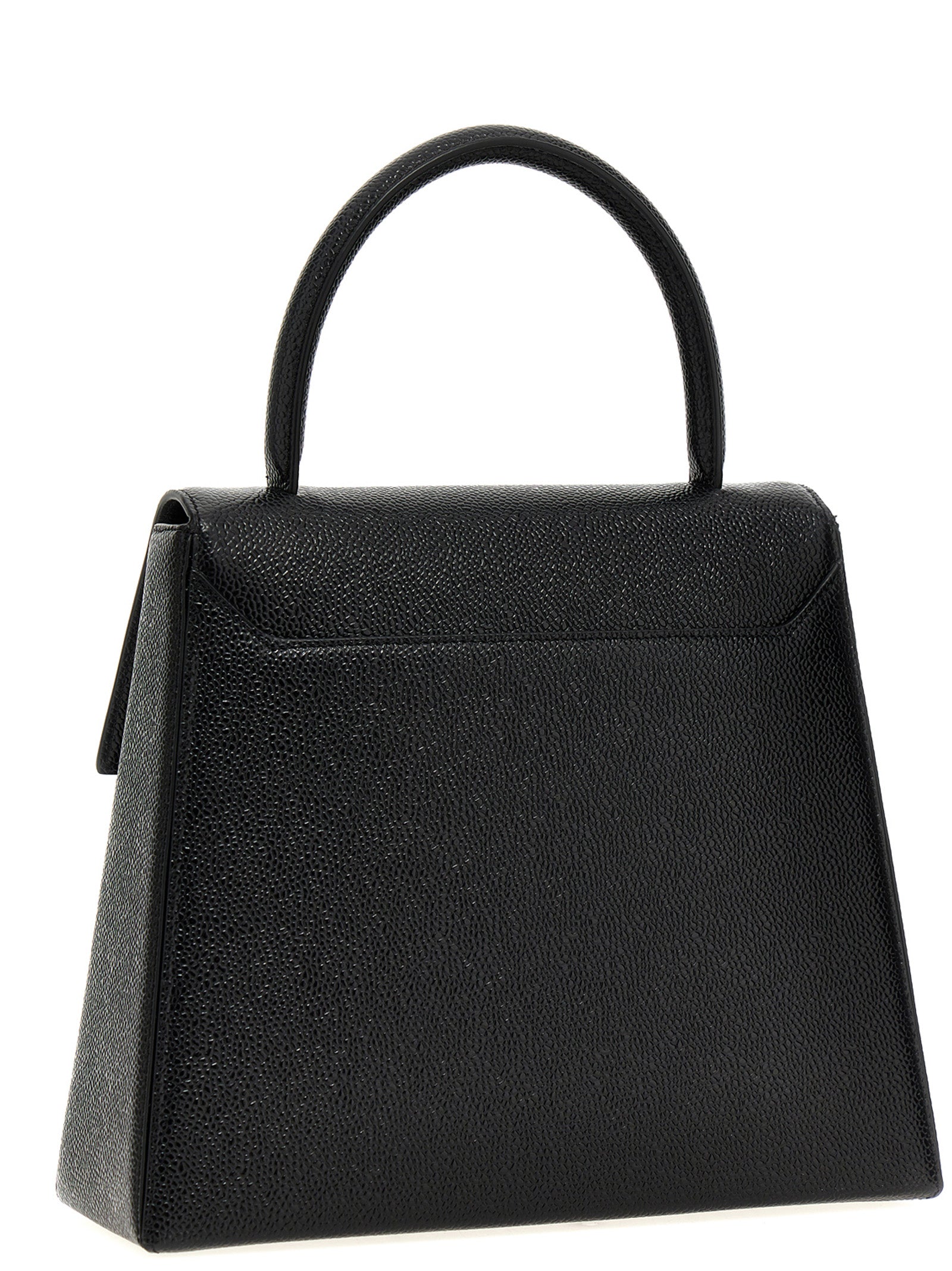 Shop Thom Browne Trapeze Hand Bags Black