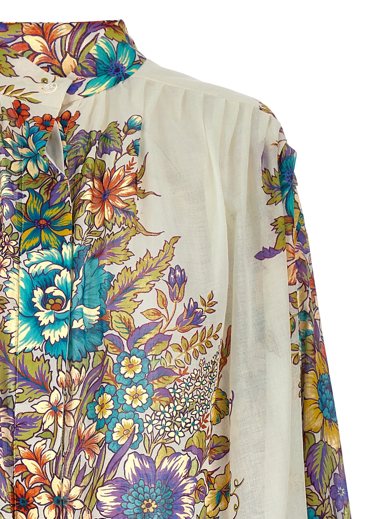 Shop Etro Bouquet Shirt, Blouse Multicolor