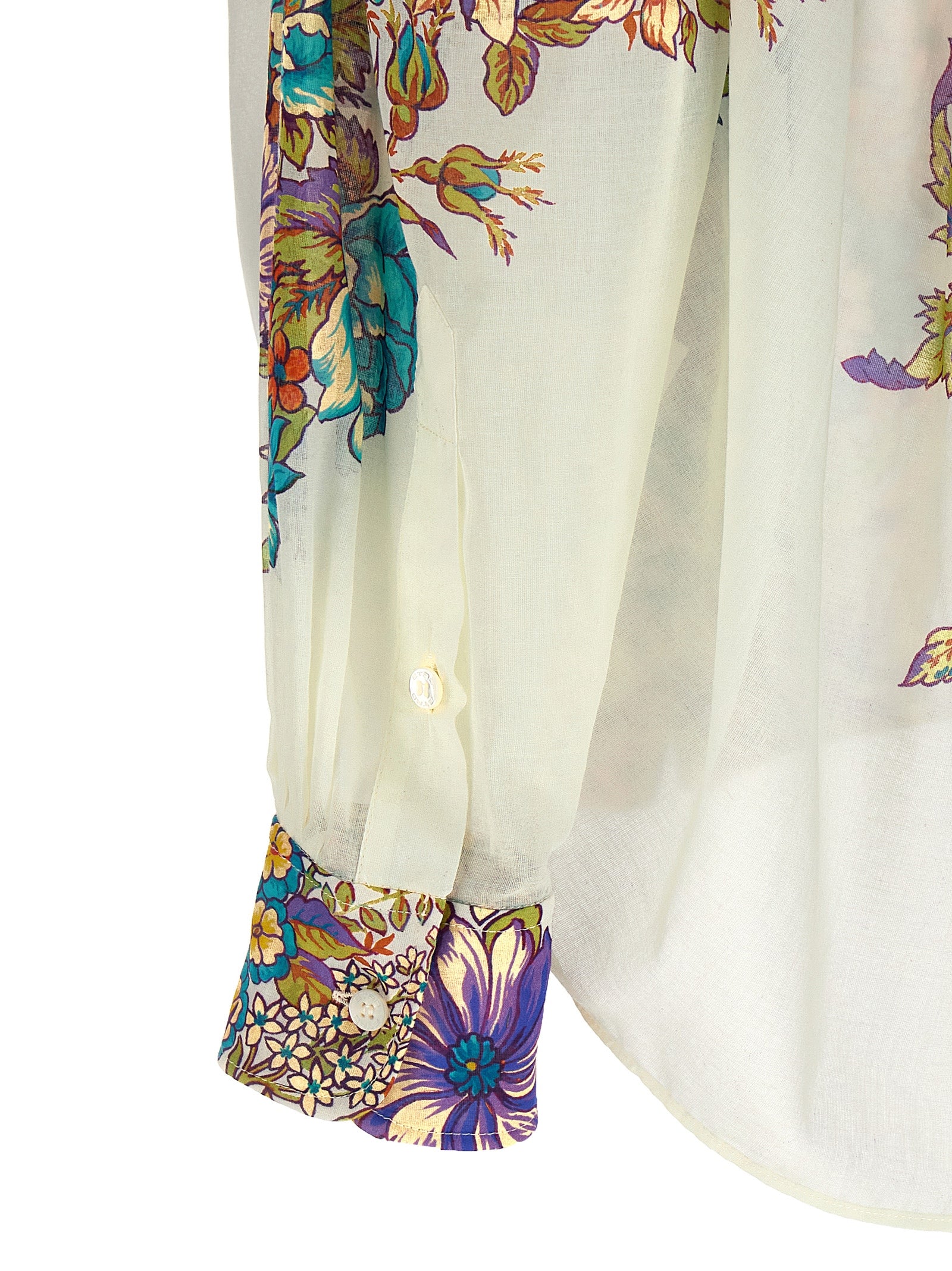 Shop Etro Bouquet Shirt, Blouse Multicolor