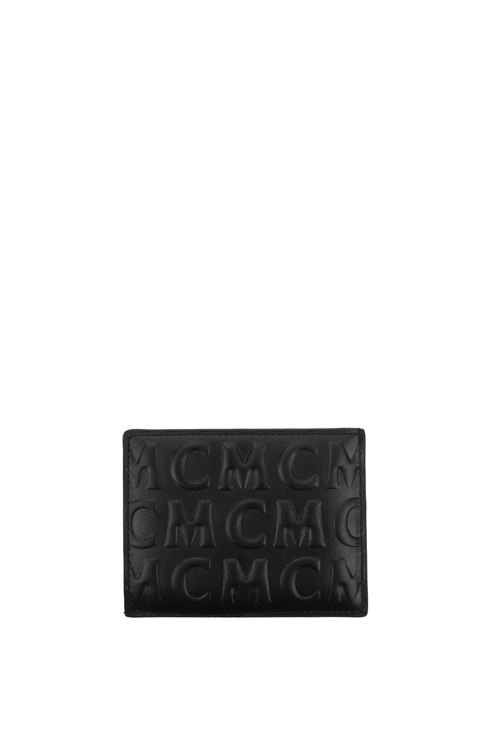 Mcm Document Holders Leather In Black